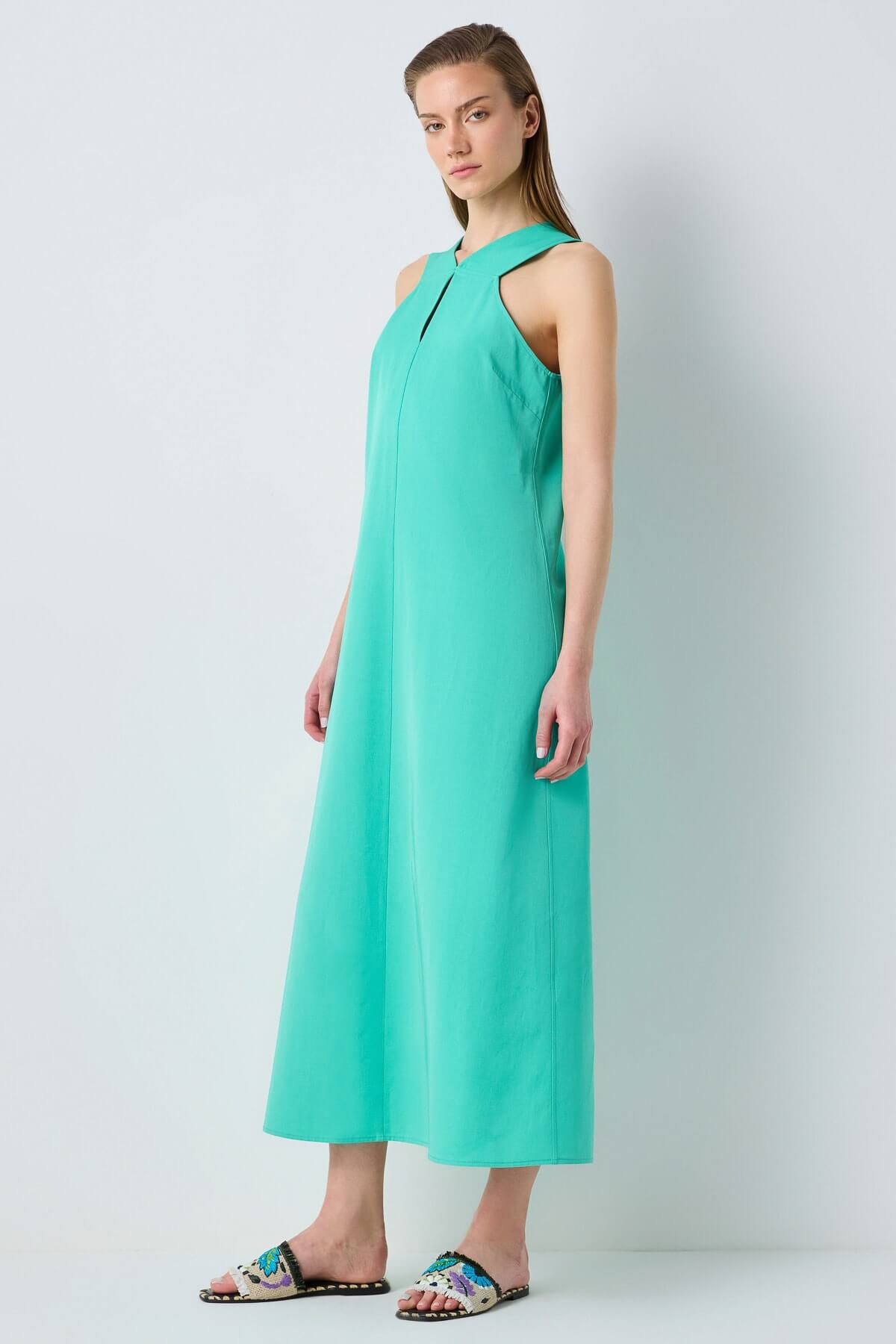 IPEKYOL YESIL 02323 / ELBISE