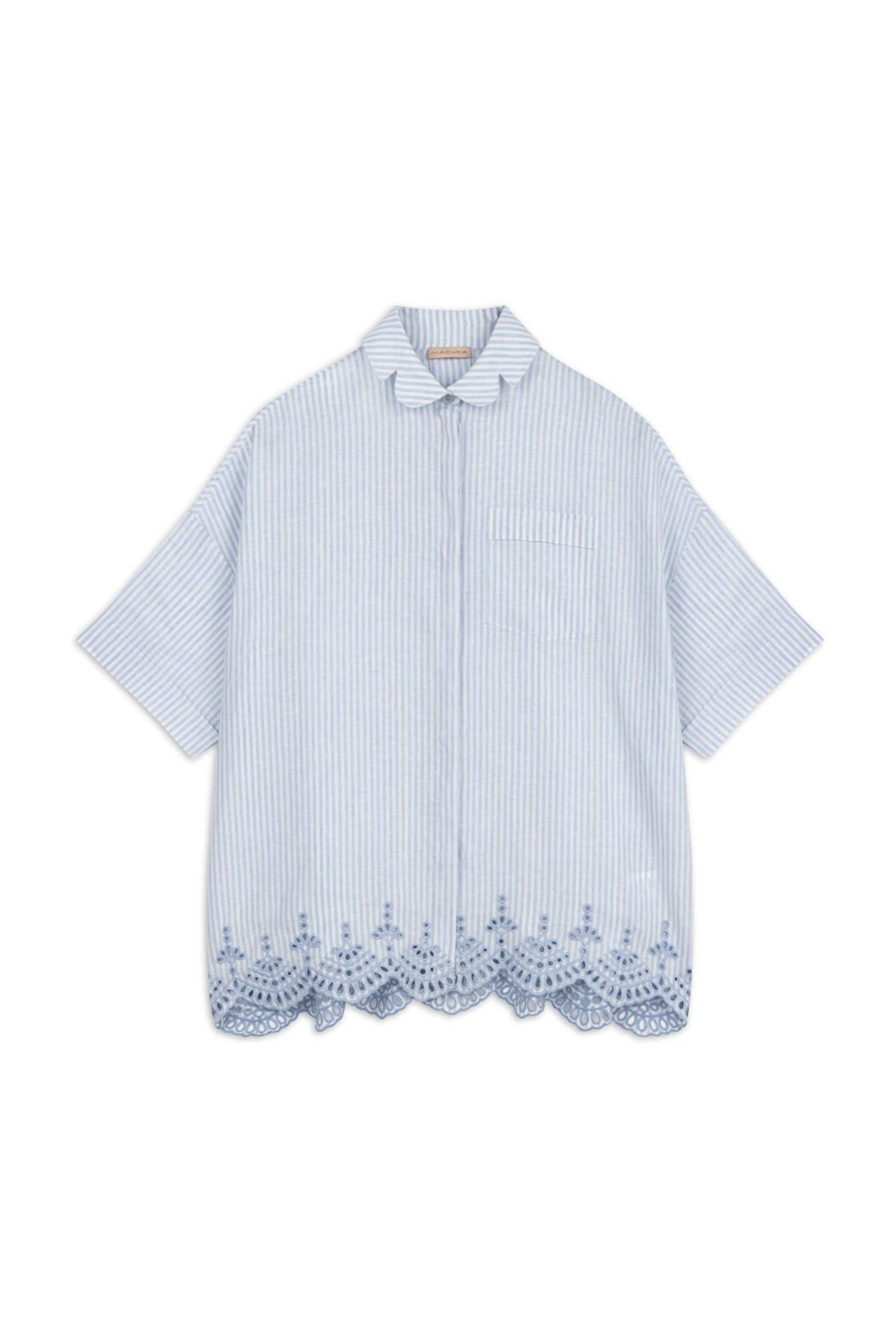 MACHKA ACIK MAVI 06068 / BLUZ