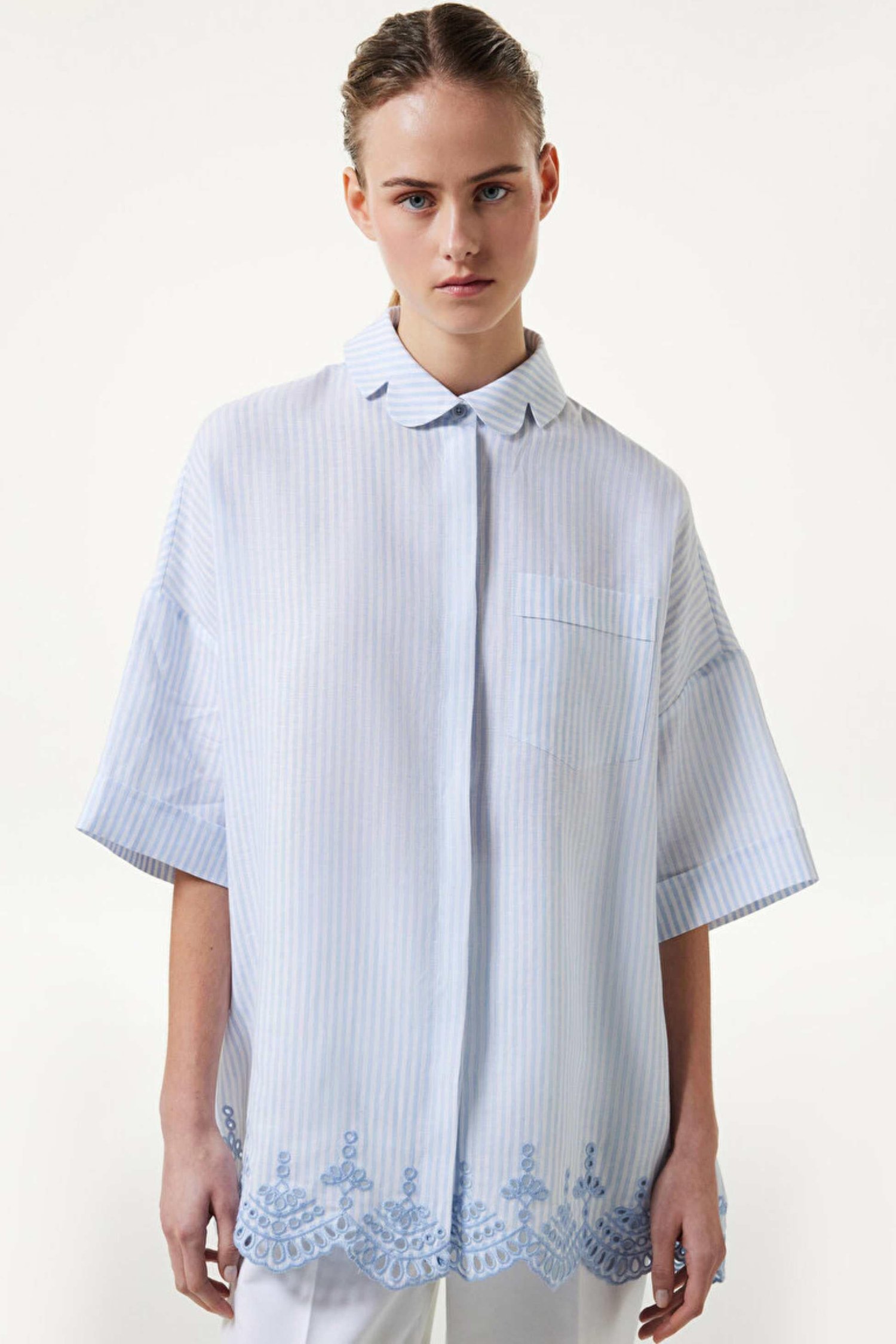 MACHKA ACIK MAVI 06068 / BLUZ
