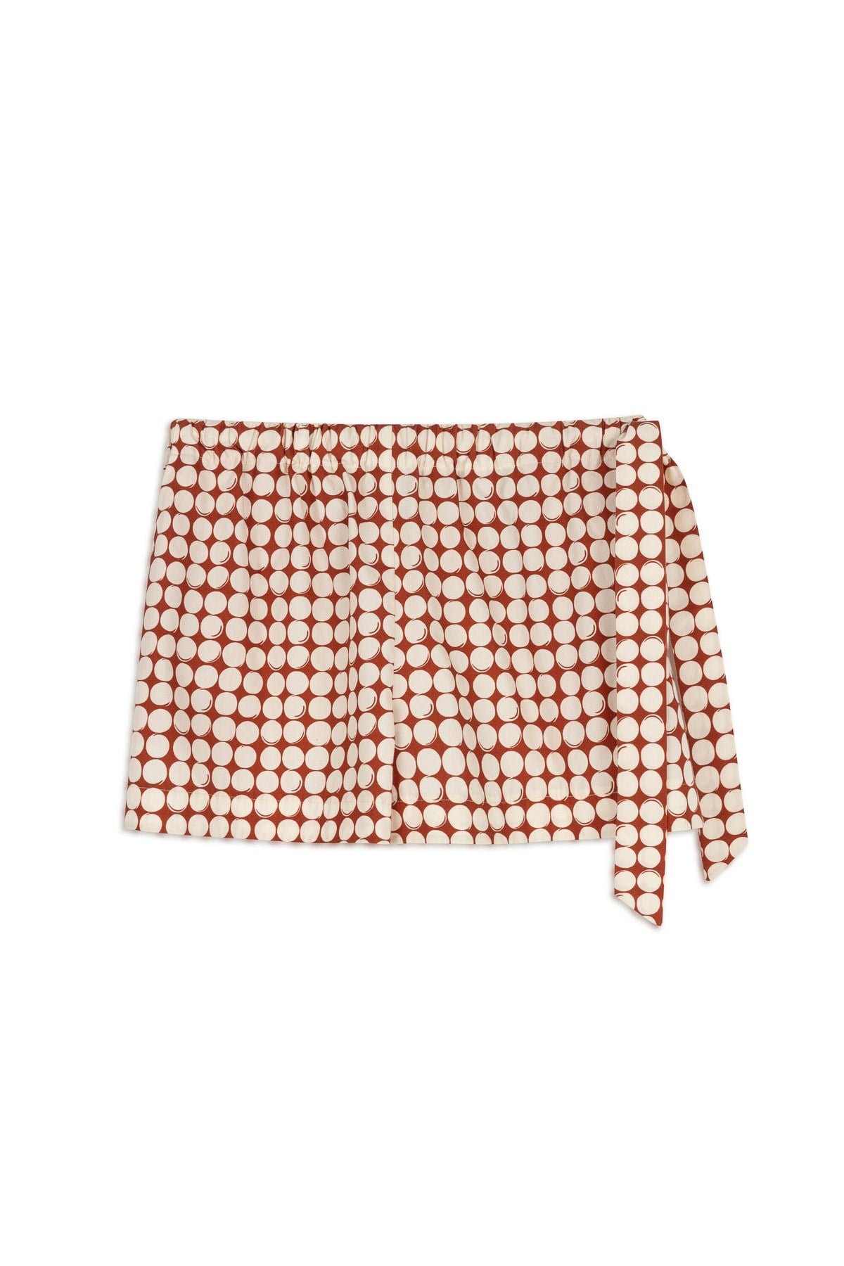 MACHKA Kiremit Retro Desen Şort
