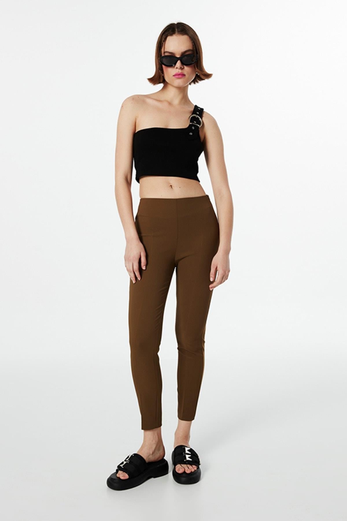 TWIST Skinny Fit Haki Pantolon