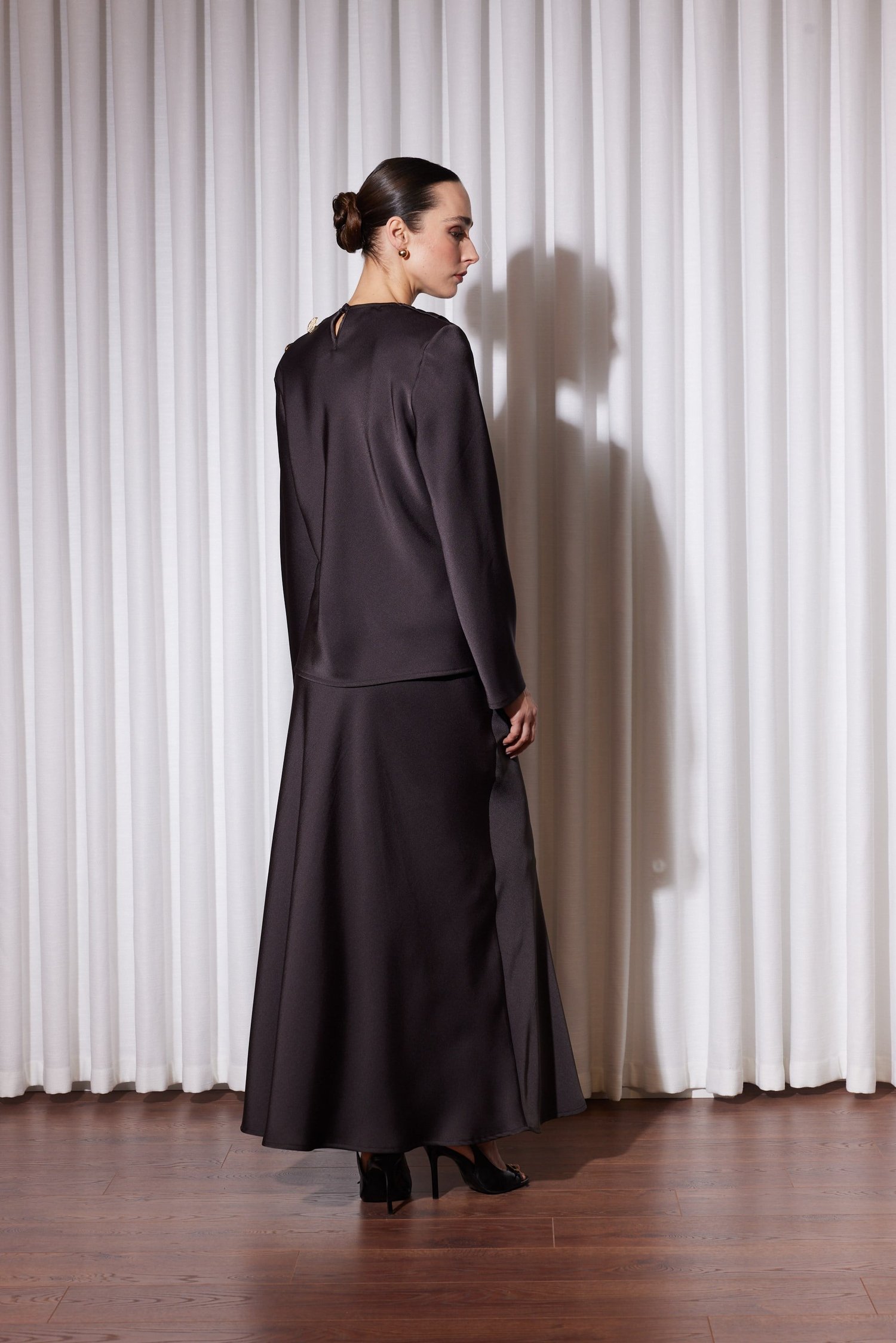 26SY5194MS SATİN GRACE ETEKLİ TAKIM