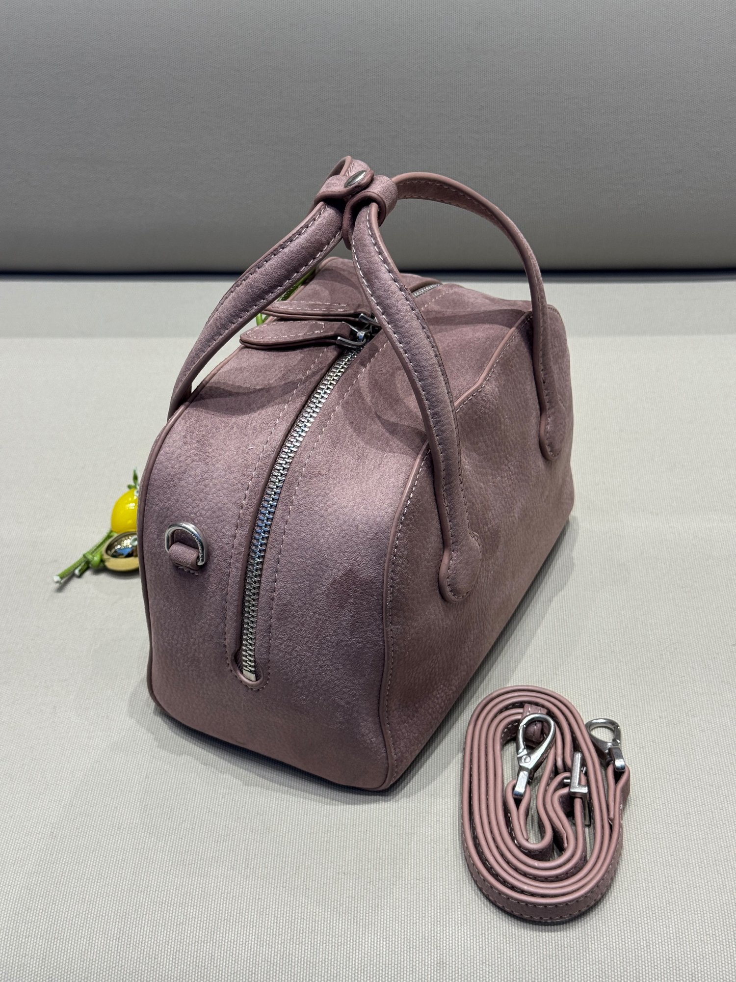 Charm Detaylı Askılı Mini Çanta Pembe