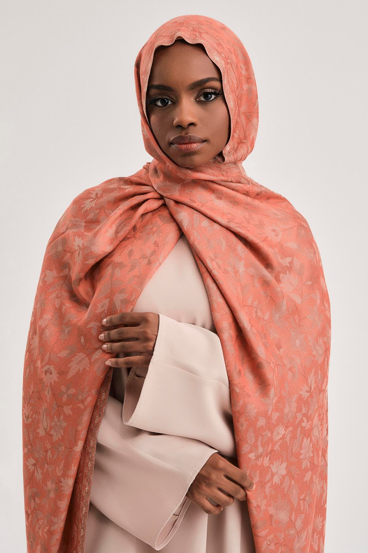 FLORAL KAŞMİR DOKUMA ŞAL-SOMON