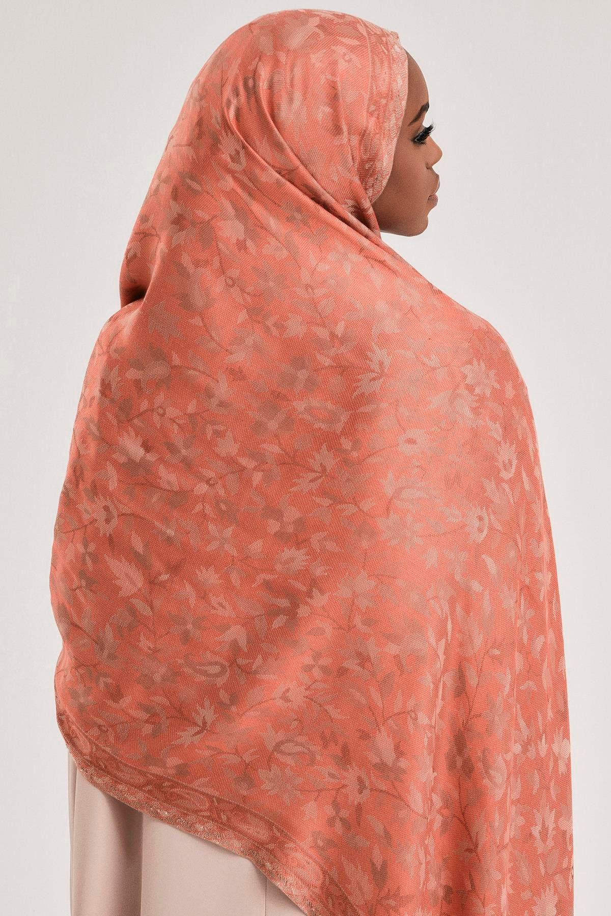 FLORAL KAŞMİR DOKUMA ŞAL-SOMON