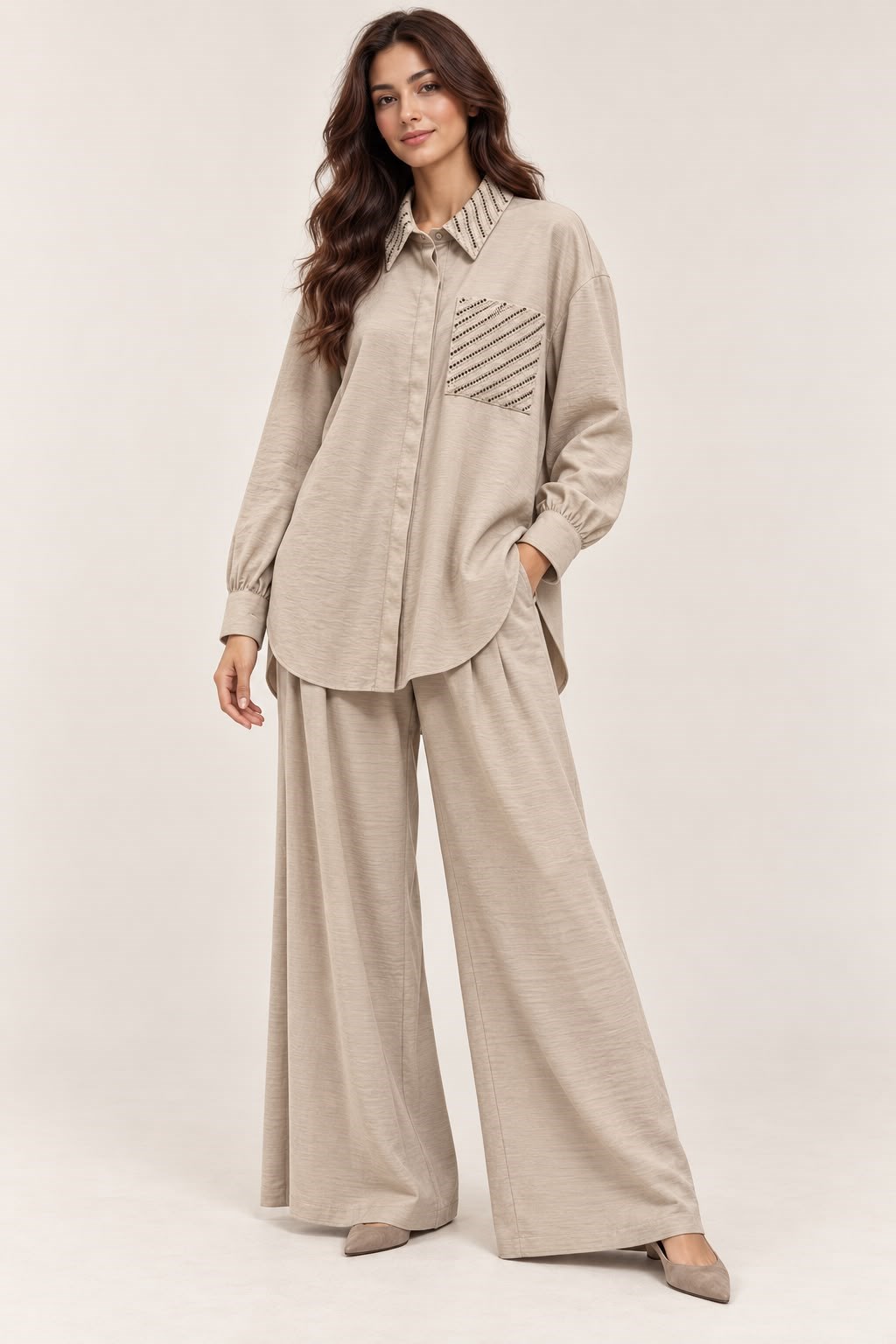 İkili Takım Bej SBL 155336