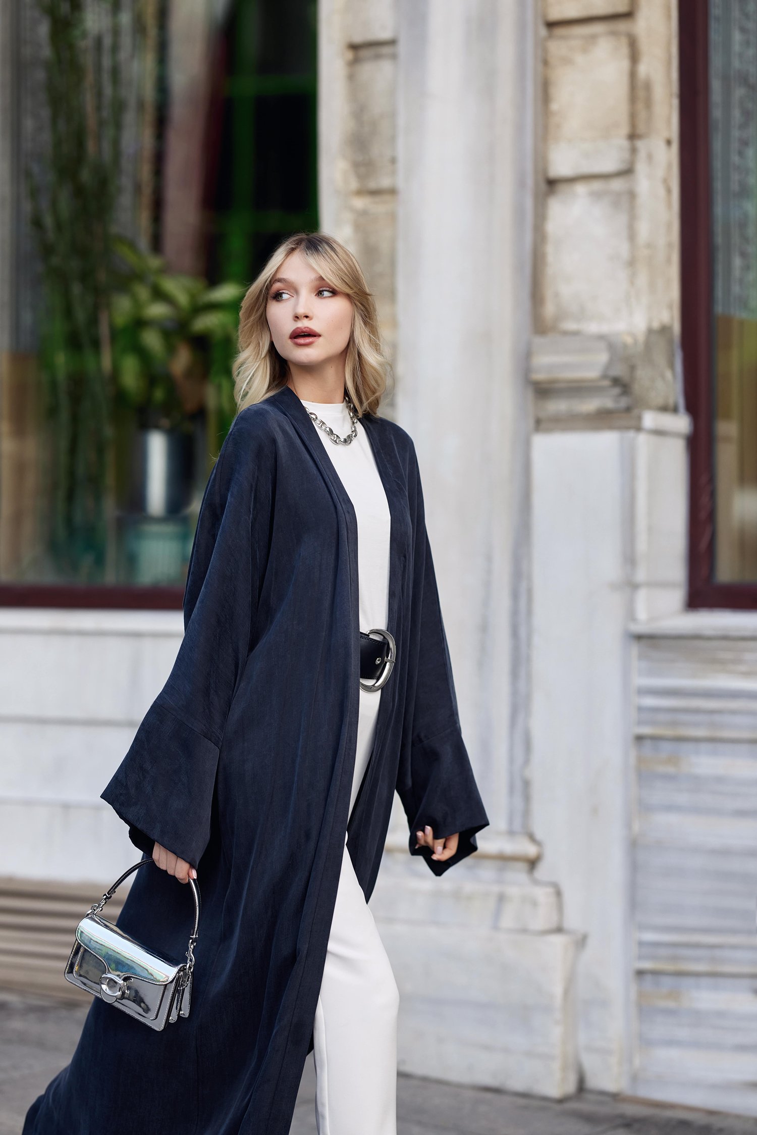 PREMIUM CASUAL ABAYA-ANTRASİT