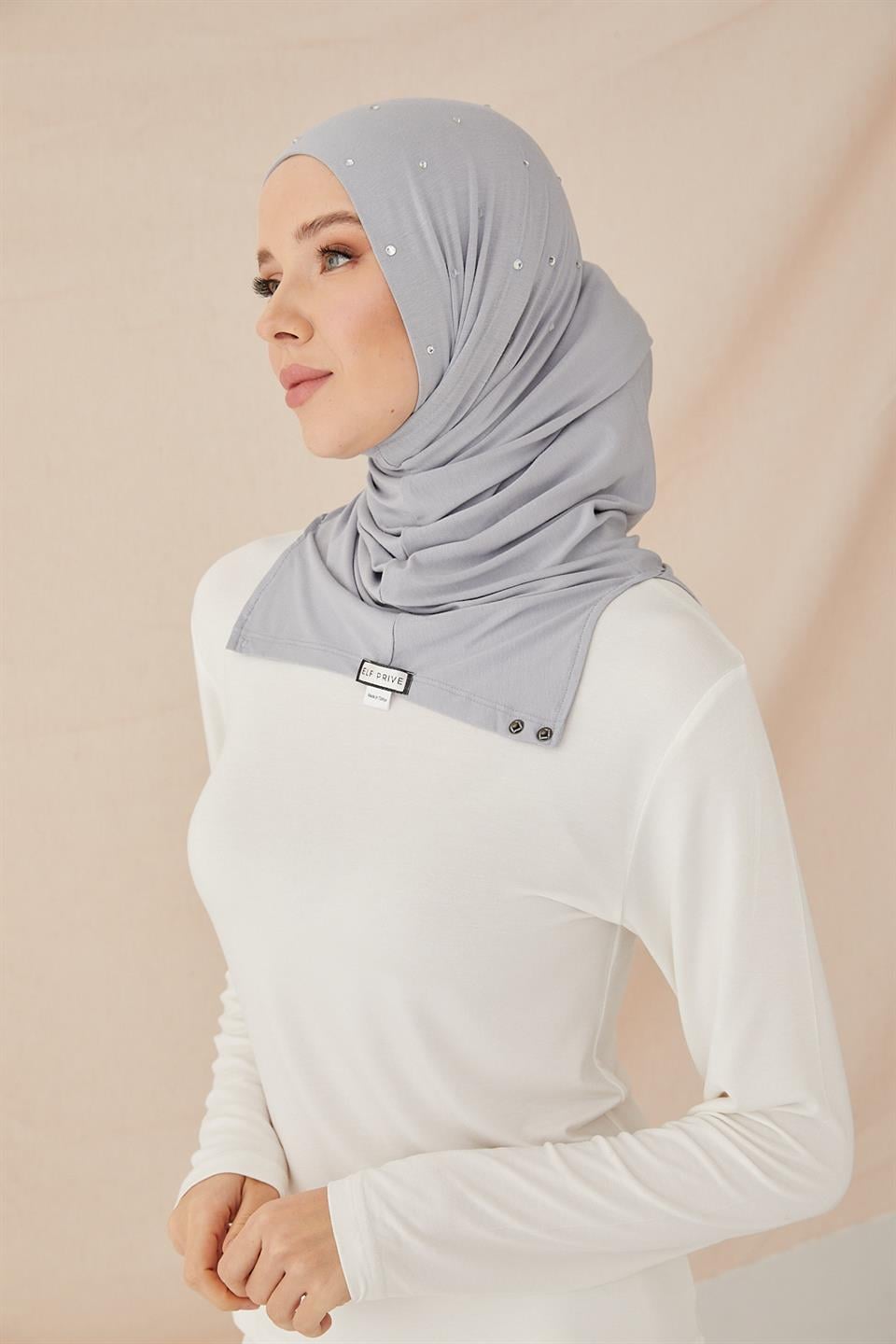 TAŞLI PREMIUM PENYE BONE-GRİ