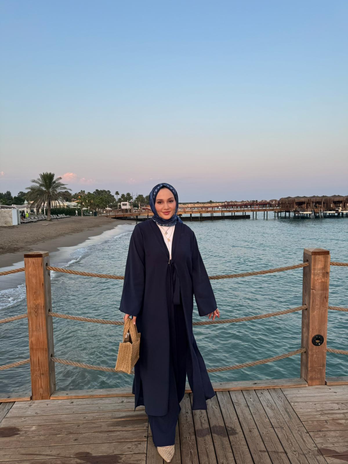 Bağlama Kimono Takım Laci