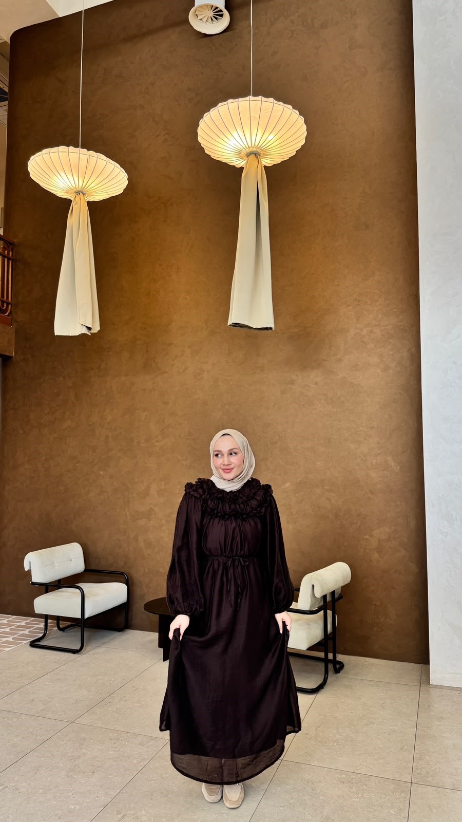 Cinndy Elbise-Kahve