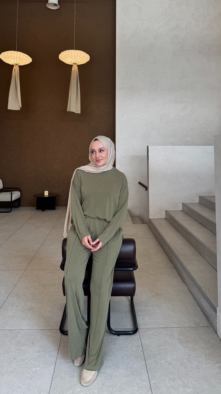 Linda Çima Eşofman Takım - Haki
