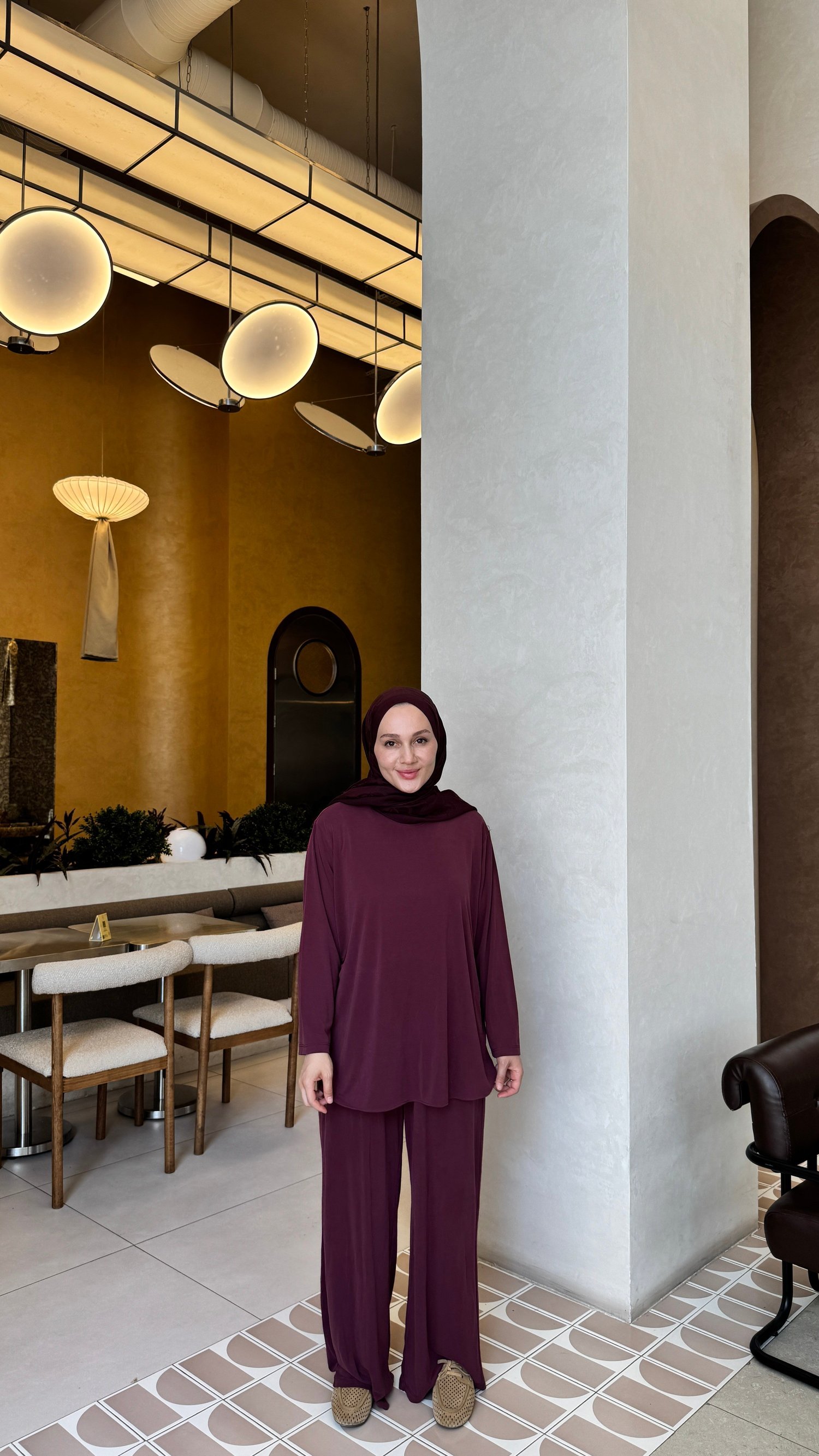 Linda Eşofman Takım - Bordo