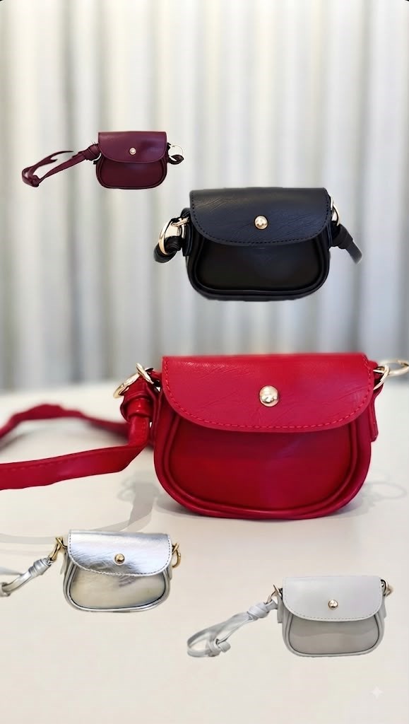 Mini Omuz Çantası-Bordo