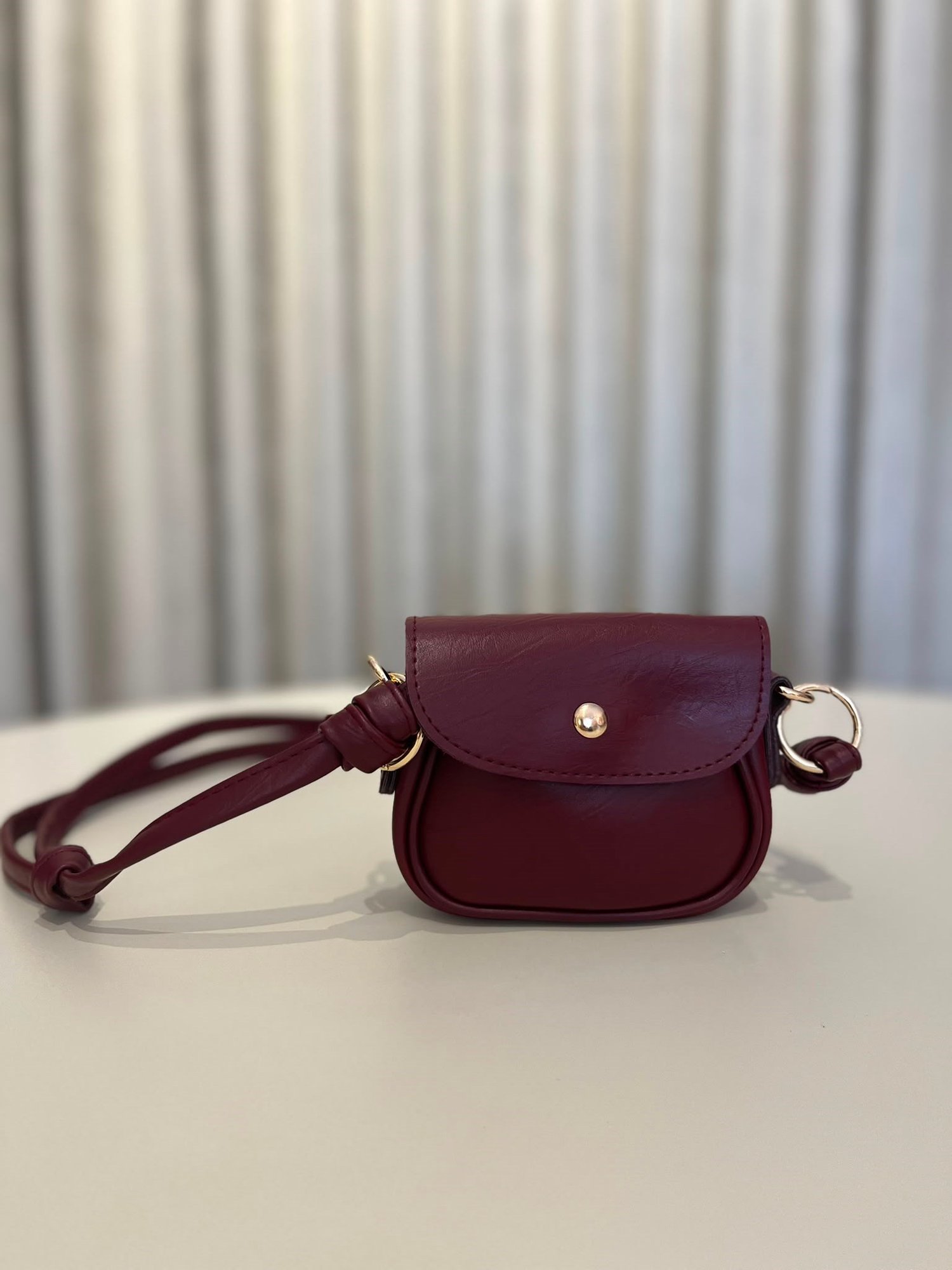 Mini Omuz Çantası-Bordo