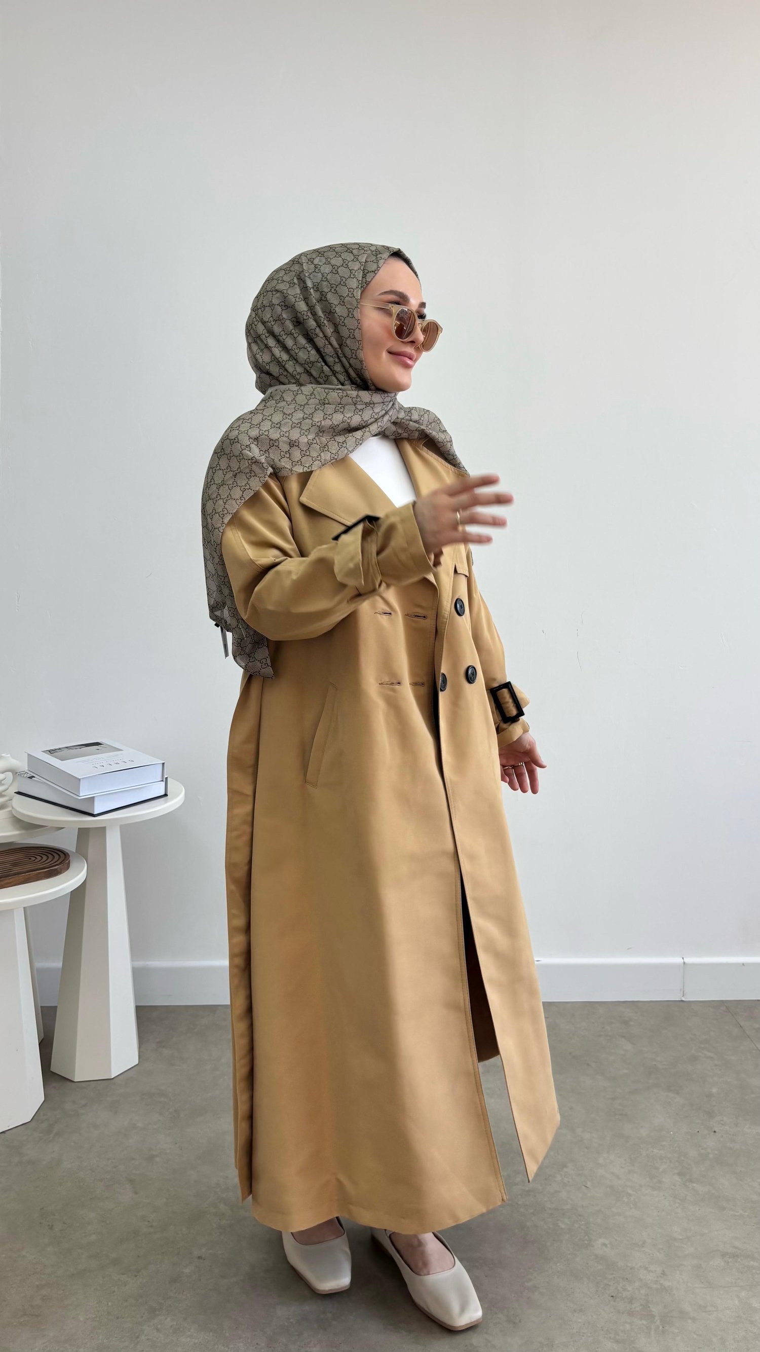 Miqa Trençkot Camel