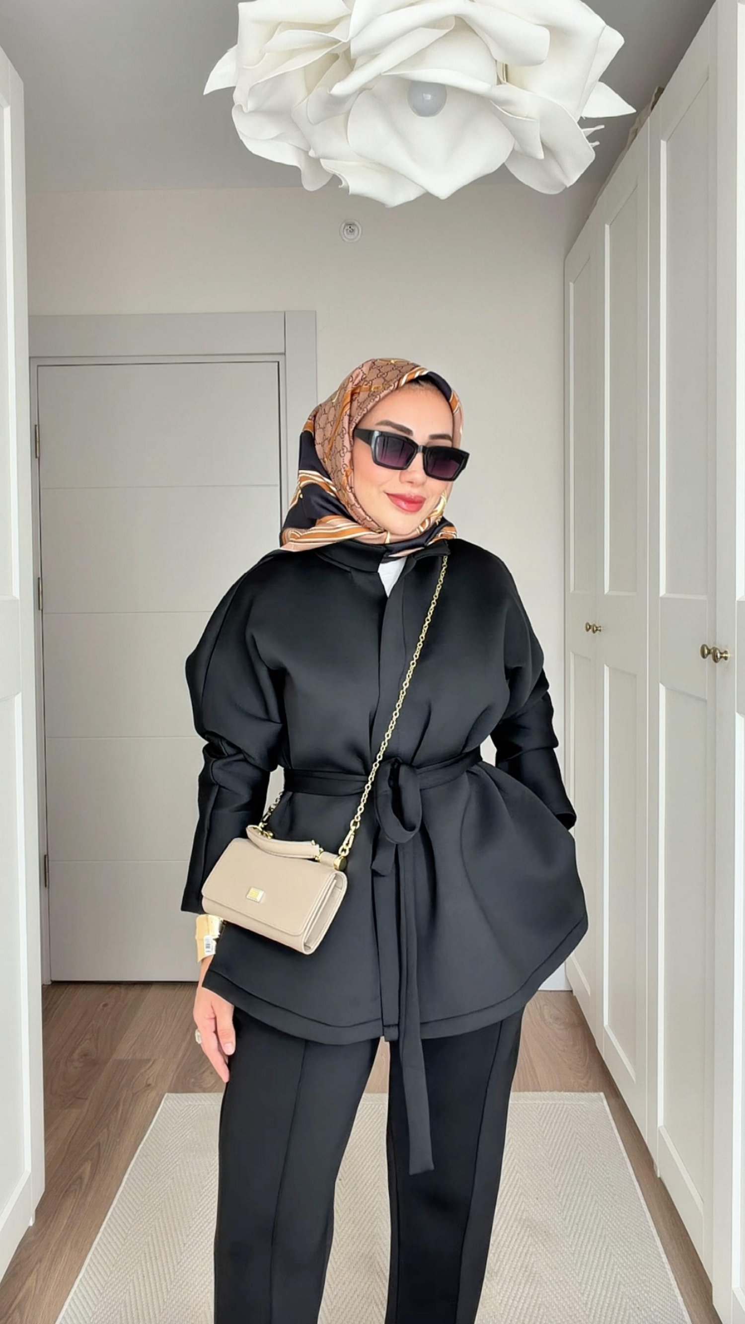 Pufy Luna Takım-Siyah