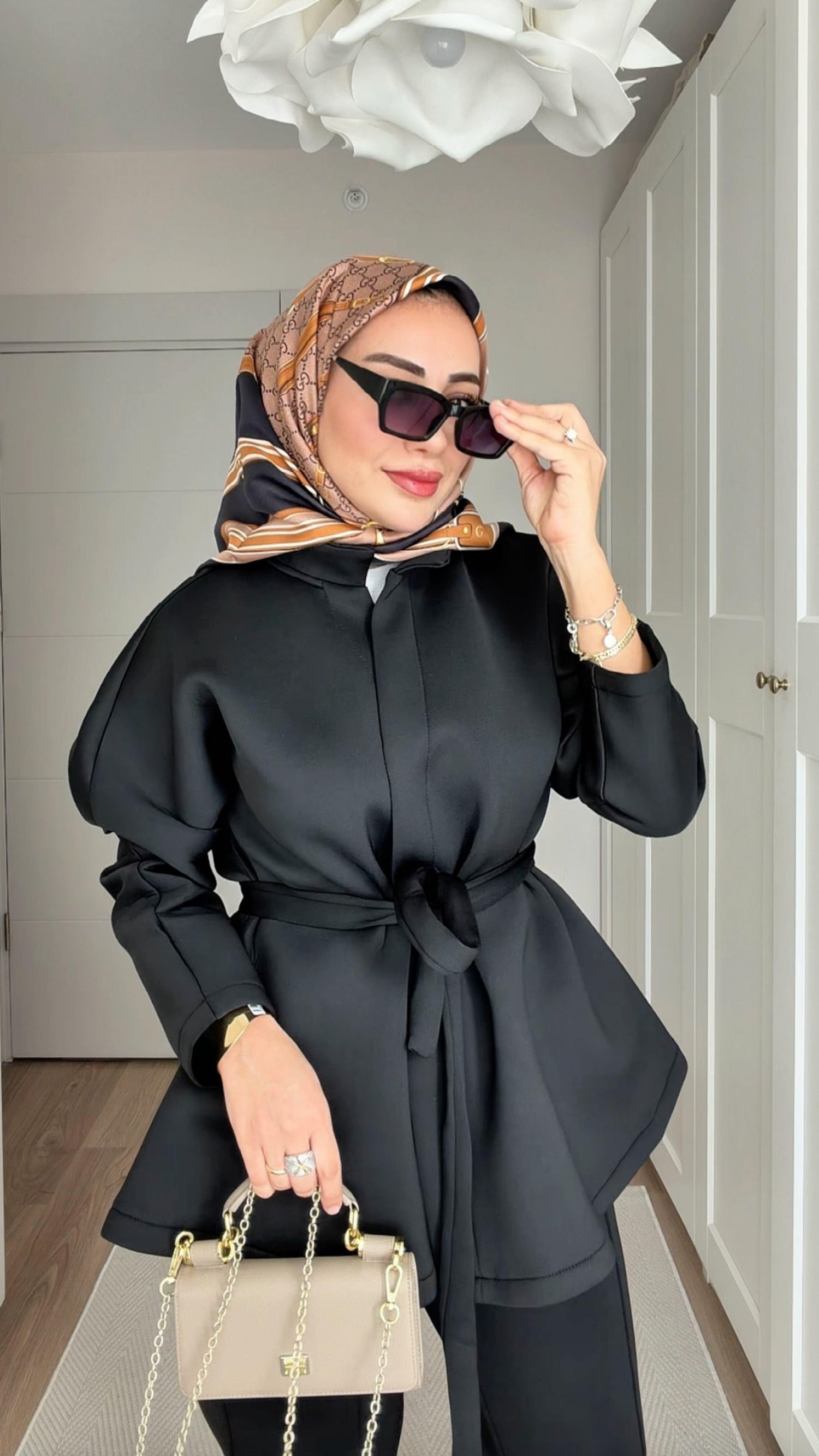 Pufy Luna Takım-Siyah