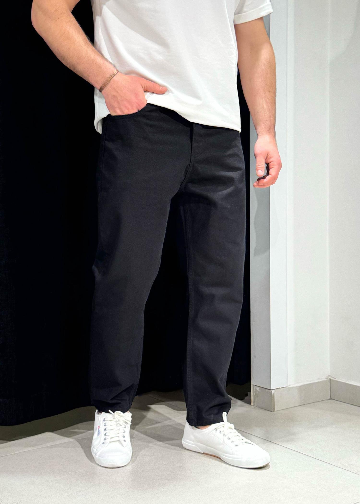Boyfriend Pantolon Siyah