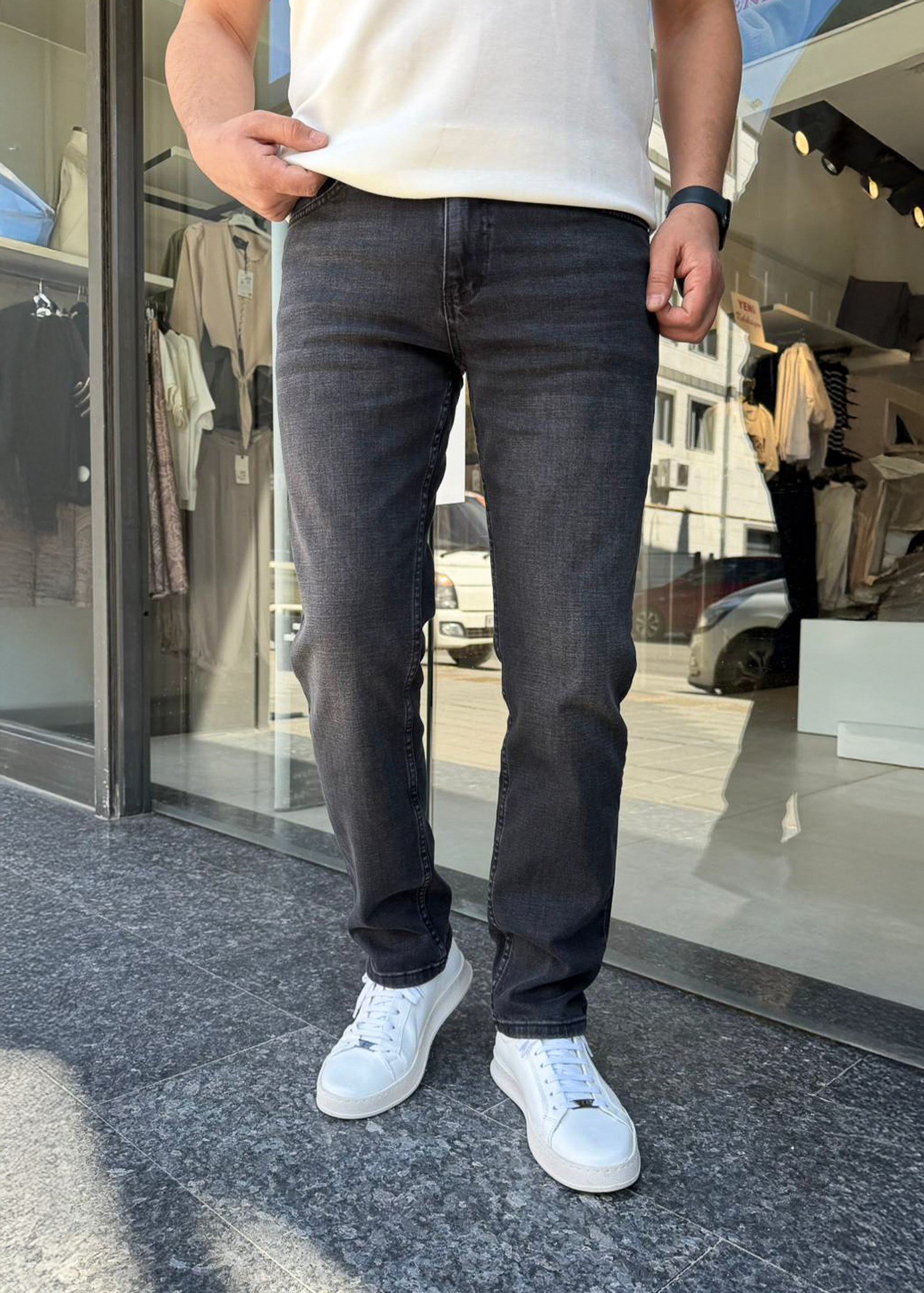 Relaxfit Pantolon efes siyah kimyasal