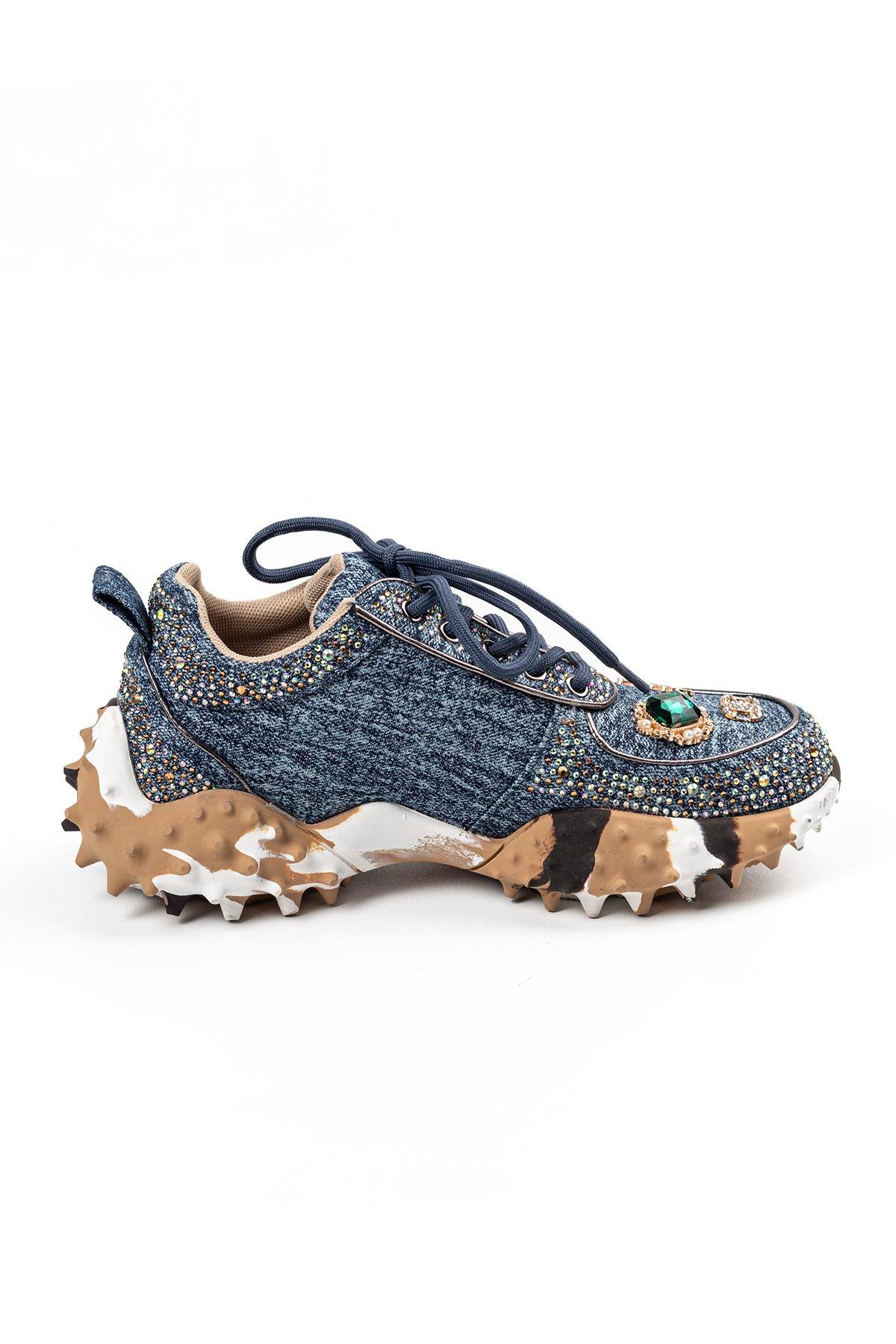 KADIN İTHAL SNEAKER | LACİVERT