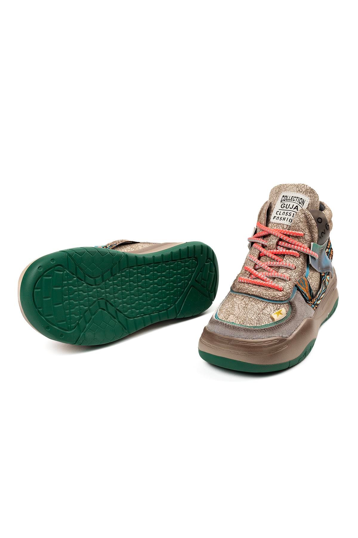 Kadın İthal Sneaker | Bej