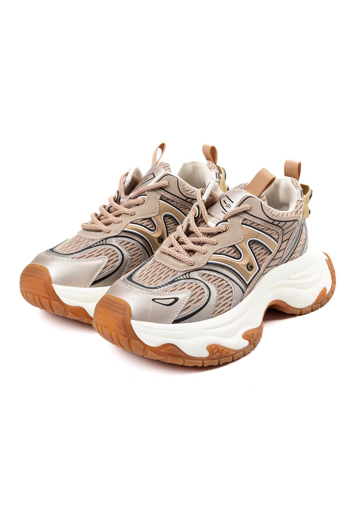 KADIN İTHAL SNEAKER | BEJ