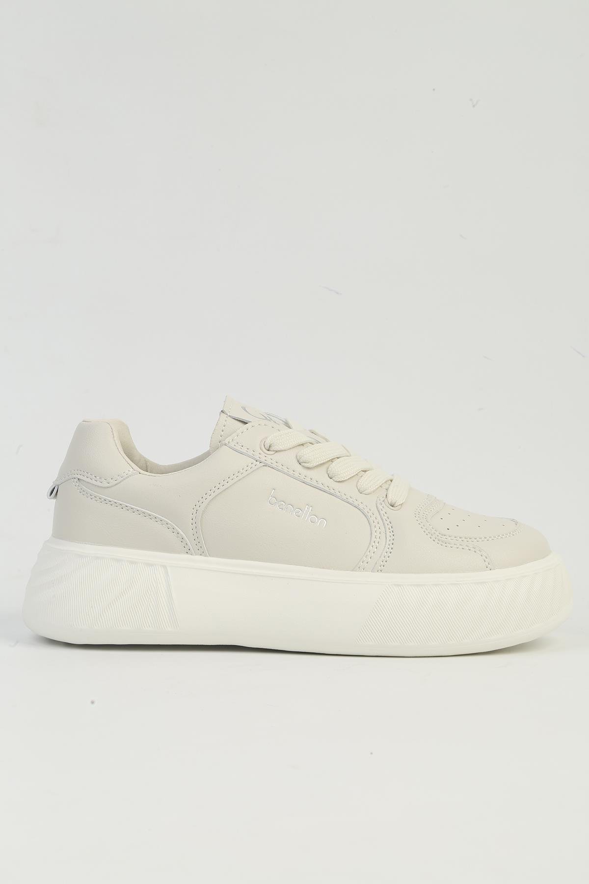 Benetton Kadın İthal Sneaker | BEYAZ