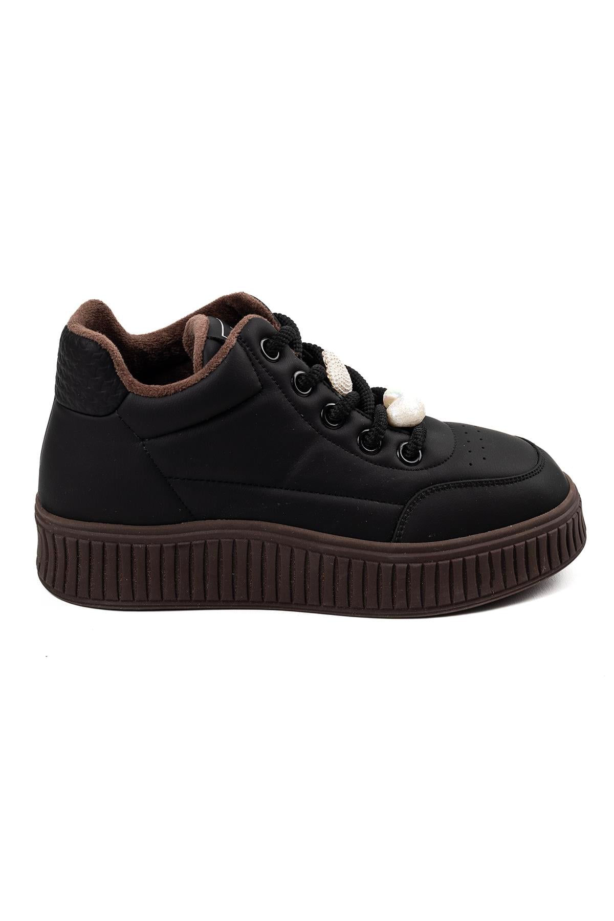 Kadın İthal Sneaker | Siyah