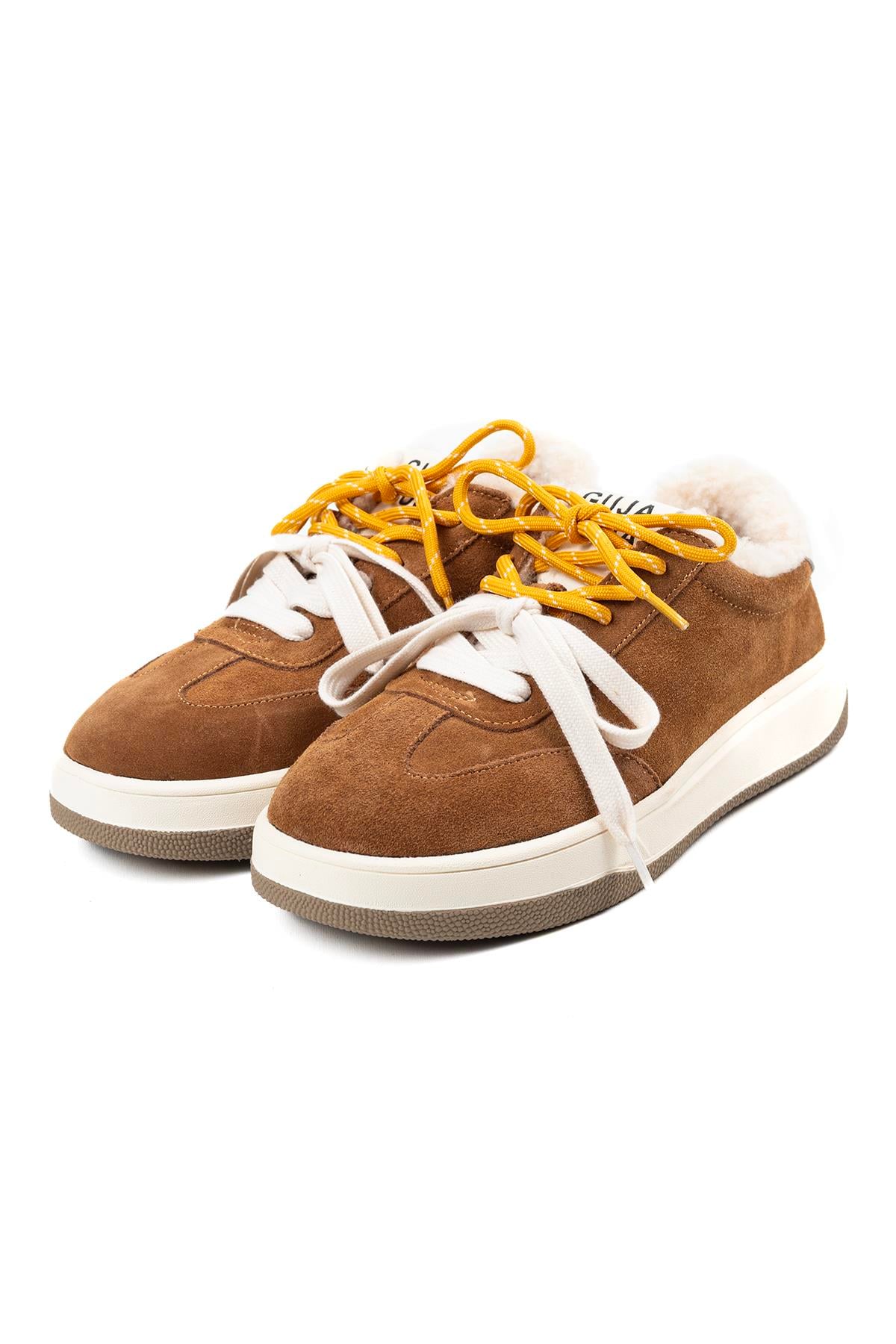 Kadın İthal Sneaker | Camel