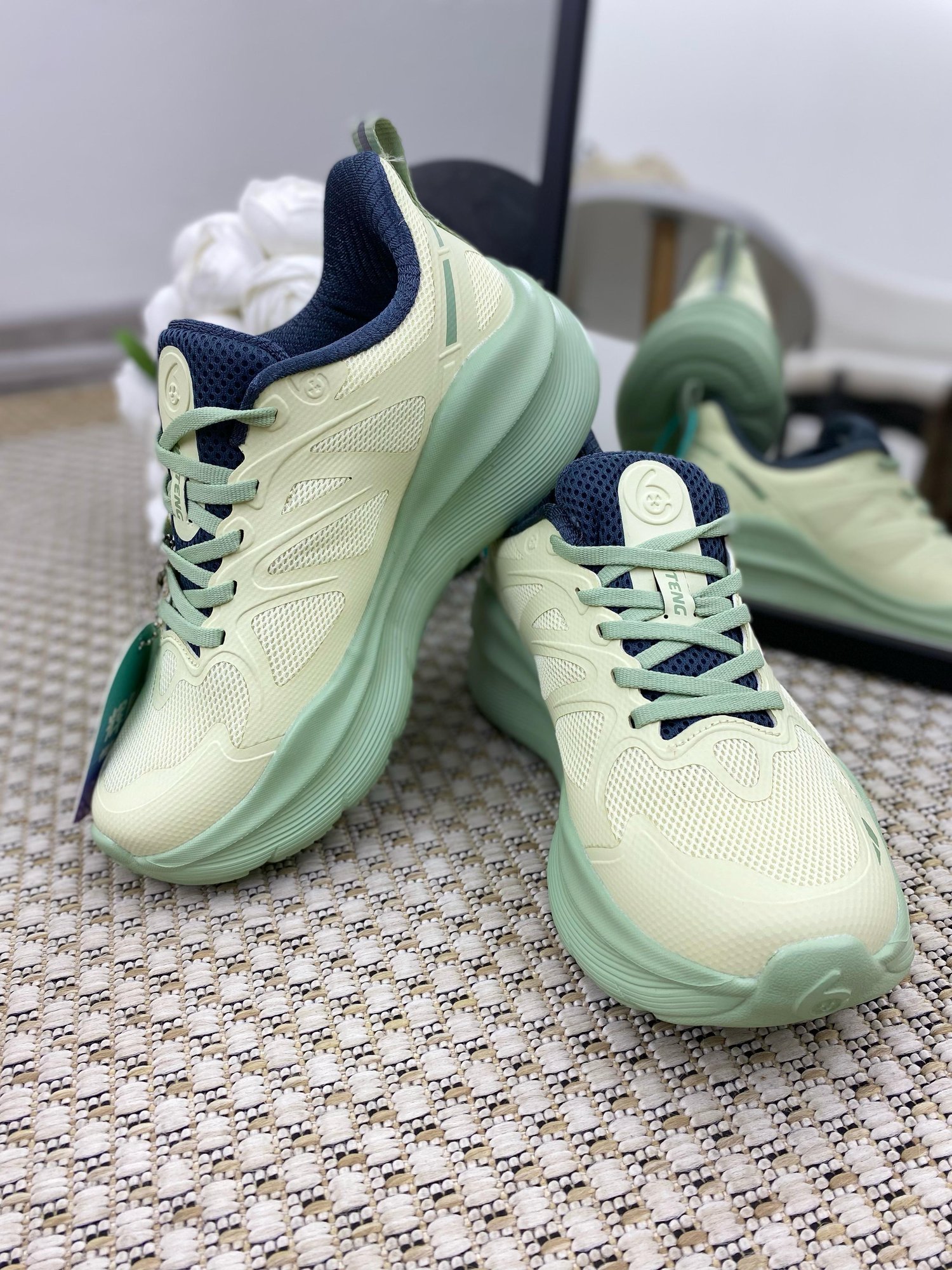 Kadın İthal Spor Sneaker | Açık Sarı