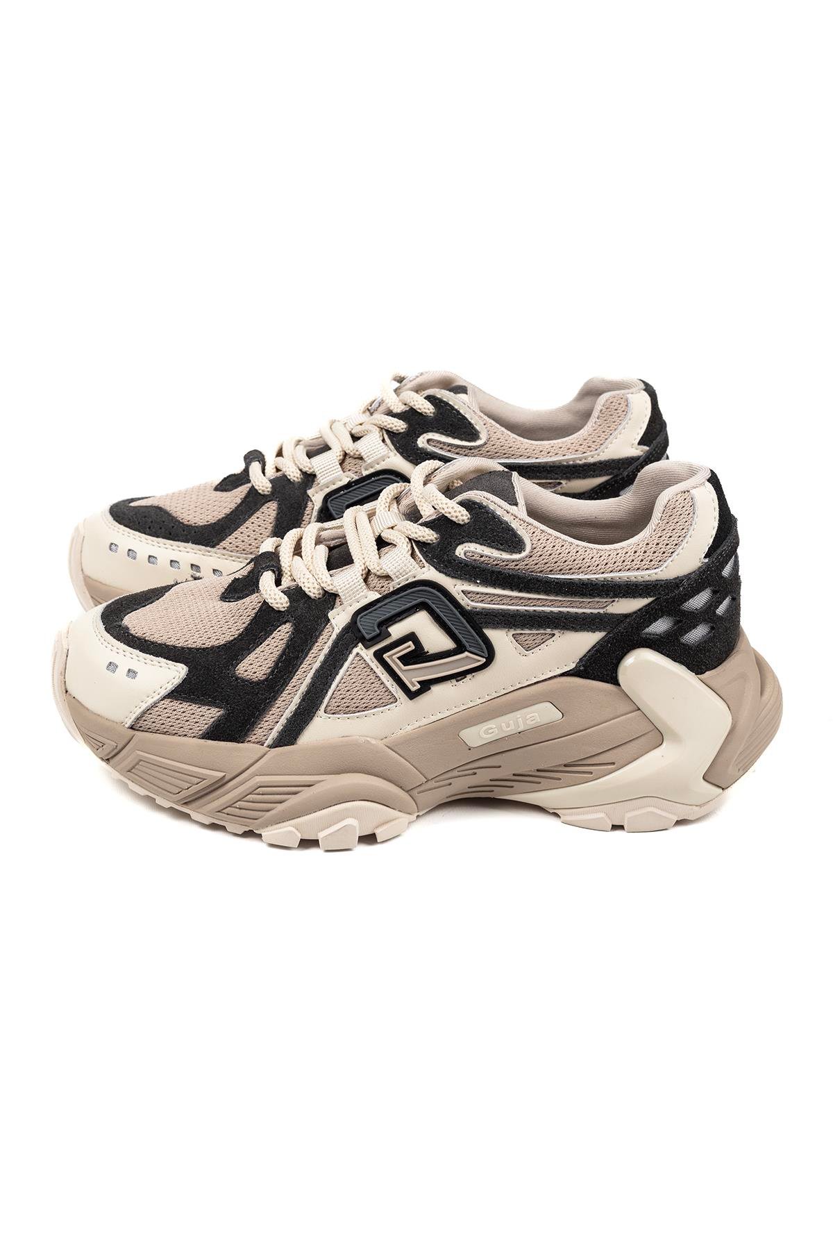 Kadın İthal Sneaker | Bej