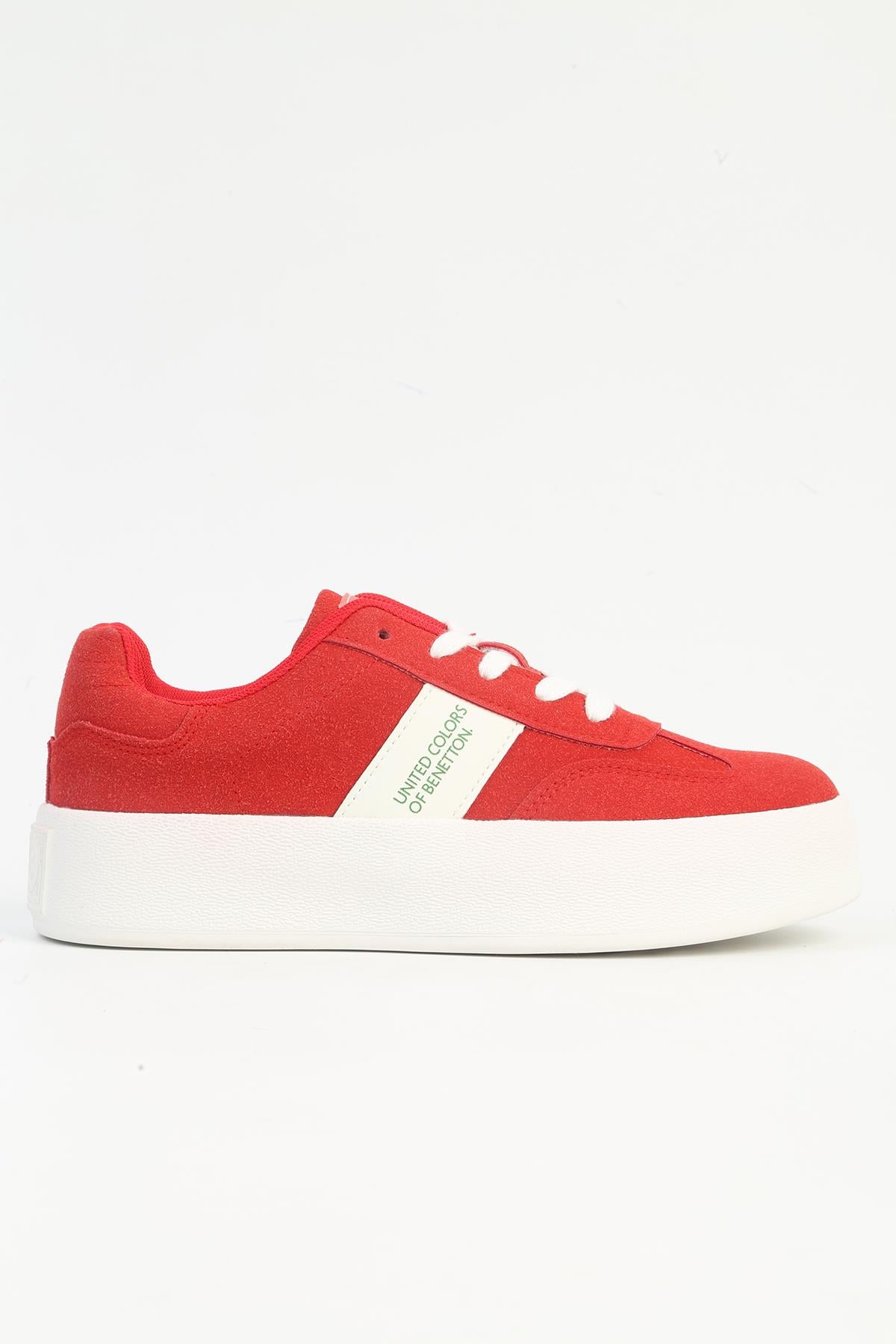 Benetton Kadın İthal Sneaker | KIRMIZI