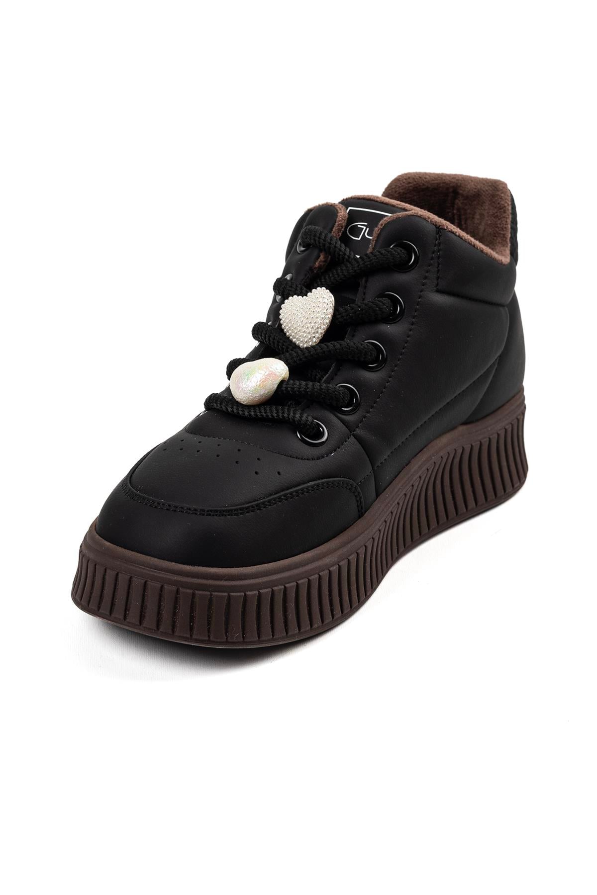 Kadın İthal Sneaker | Siyah