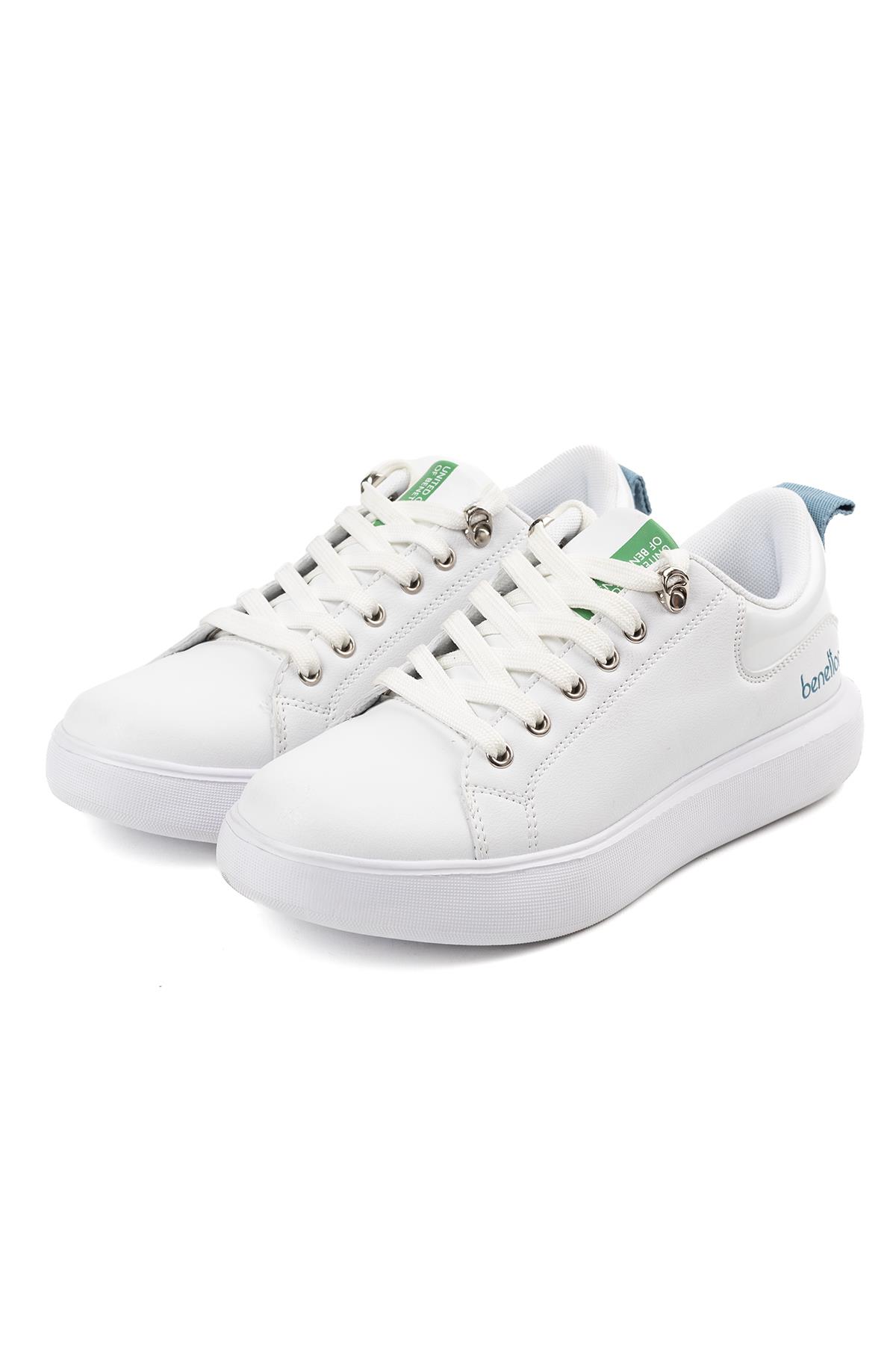 Benetton Kadın İthal Sneaker | BEYAZ