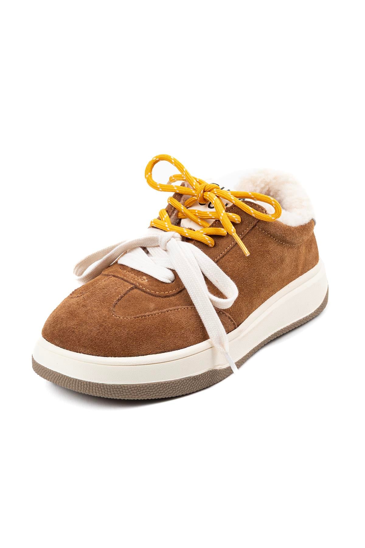 Kadın İthal Sneaker | Camel