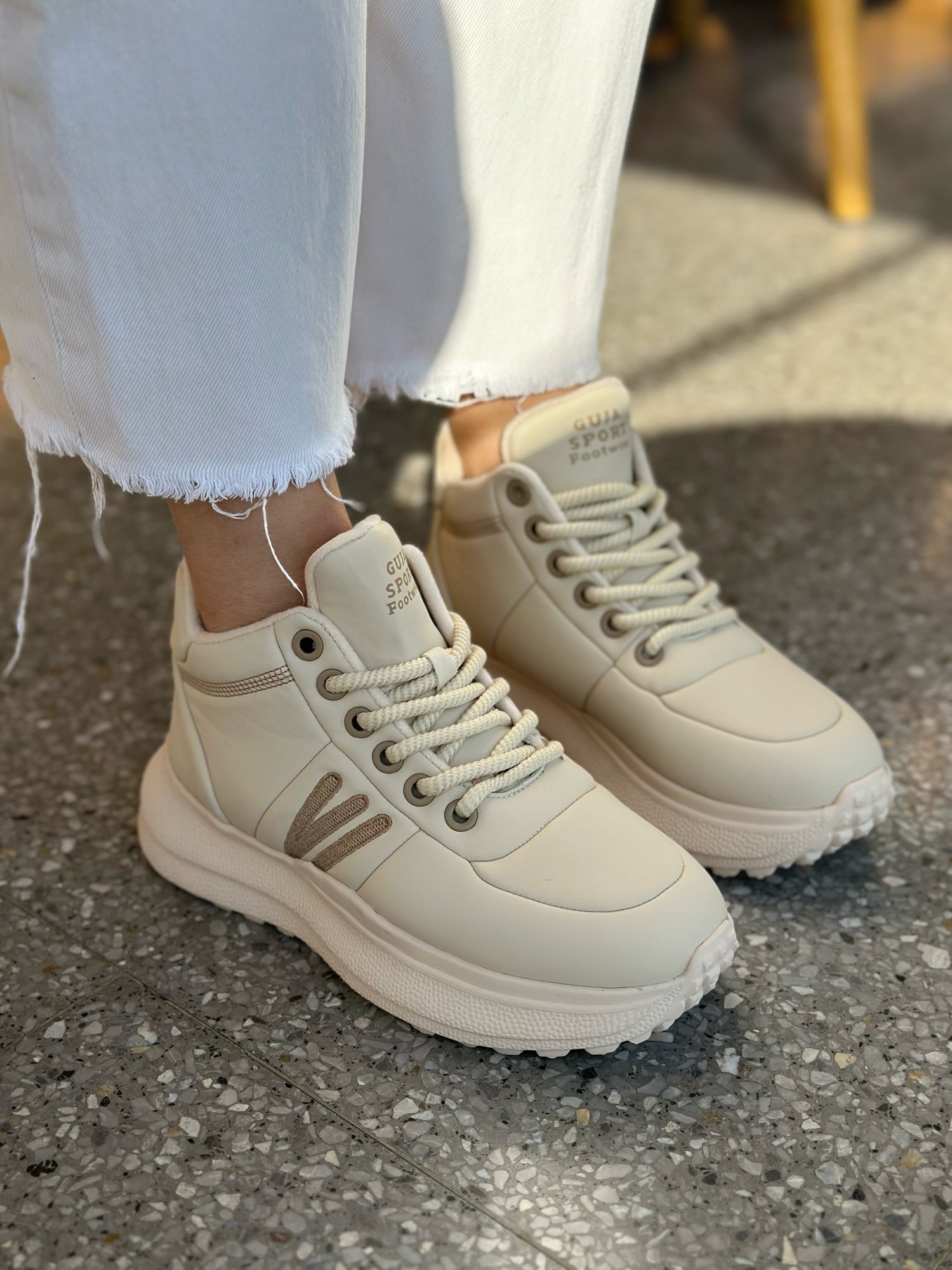 KADIN İTHAL SNEAKER | BEJ