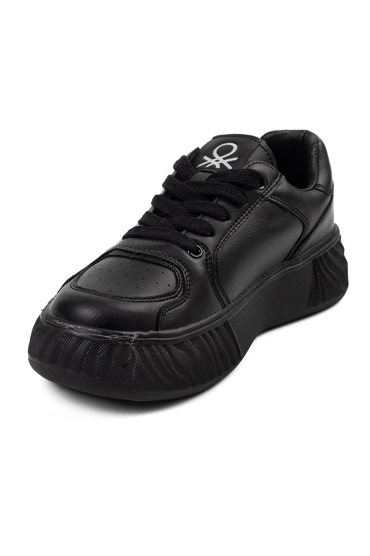Benetton Kadın İthal Sneaker | SİYAH