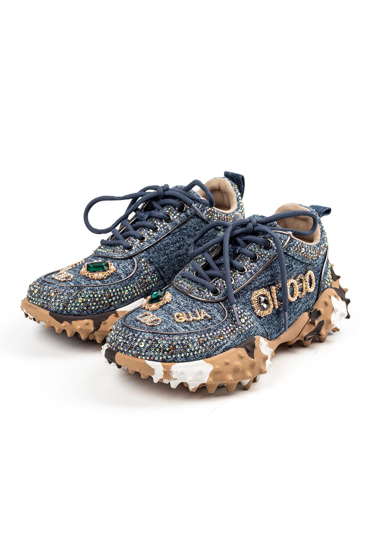 KADIN İTHAL SNEAKER | LACİVERT