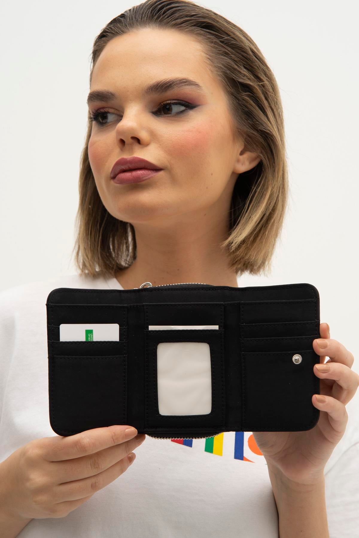 Benetton Cüzdan | Siyah