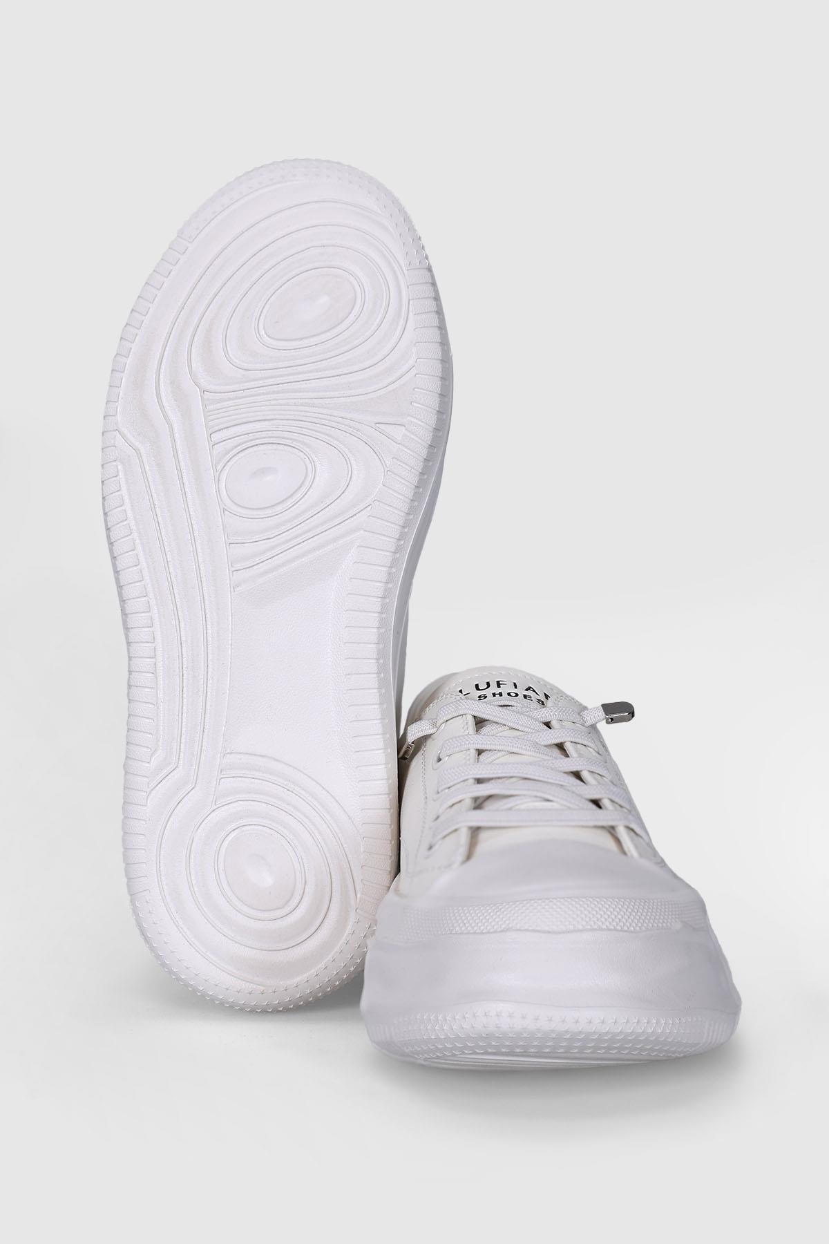LUFİAN DERİ SNEAKER | BEYAZ