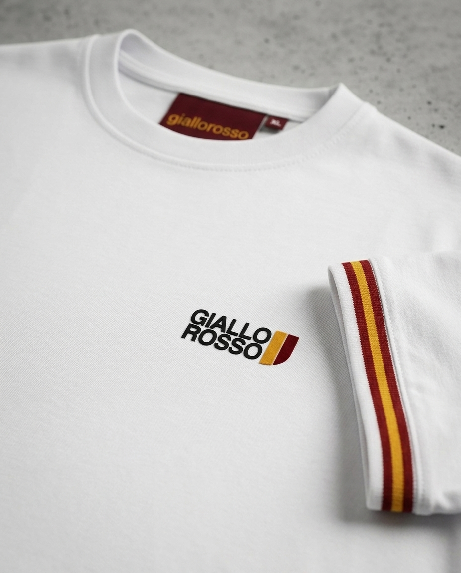 Giallo Rosso 26 Premium Basic Beyaz Tshirt