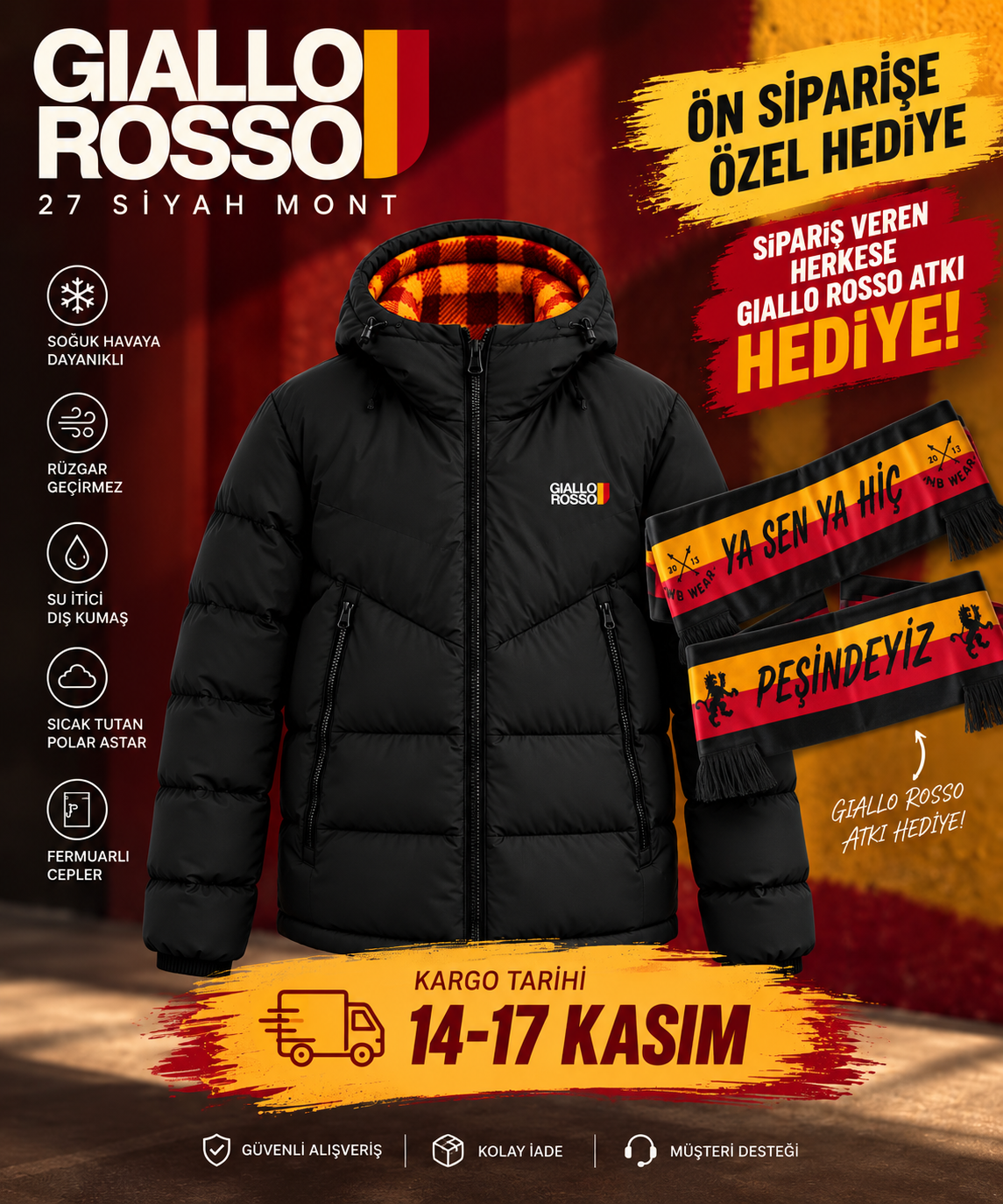 Giallo Rosso 27 Siyah Mont