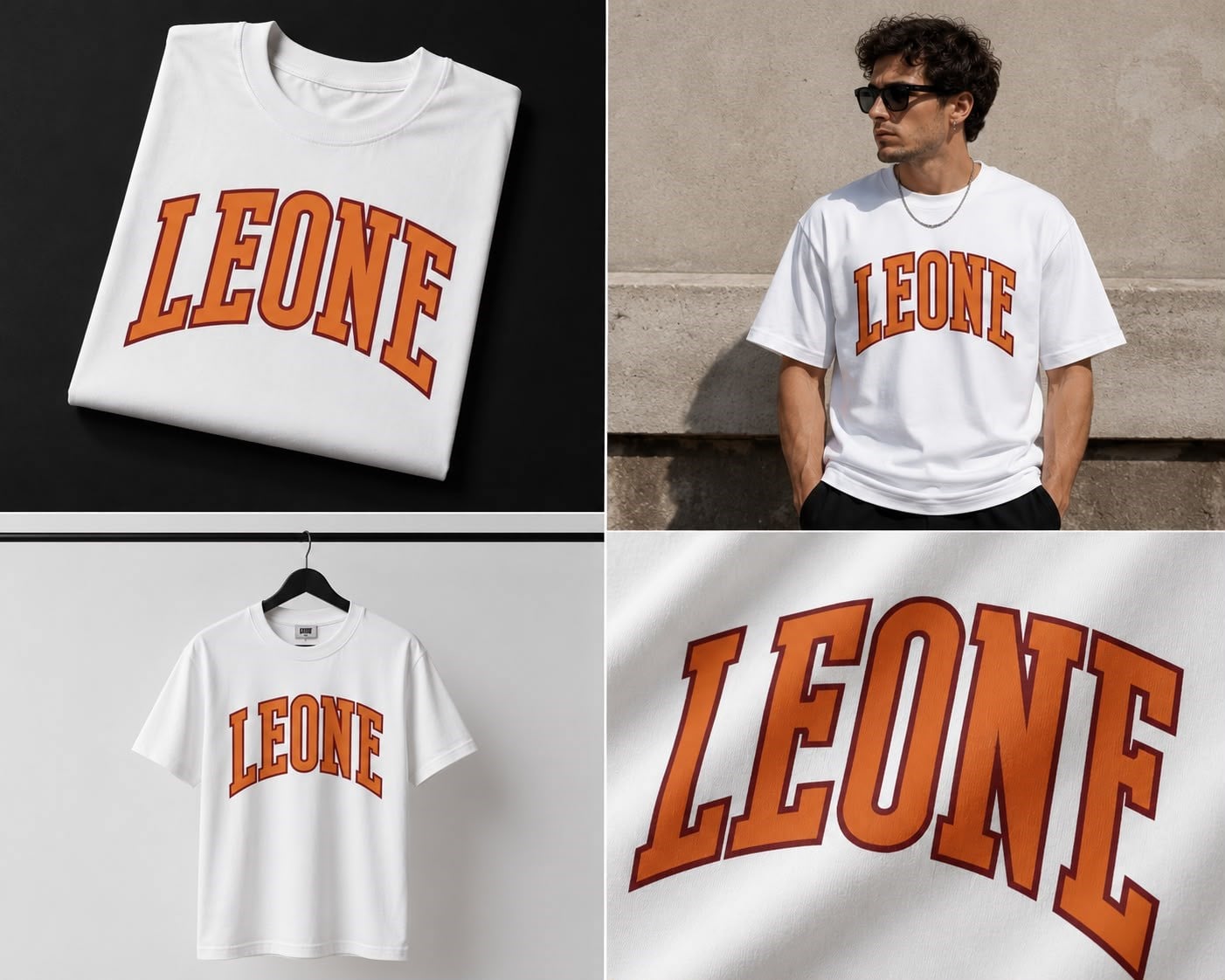 Leone Beyaz Tshirt