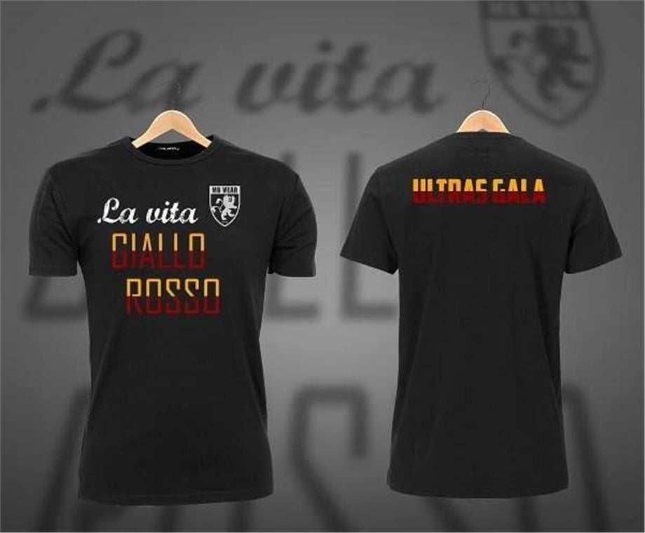 Ultras Gala - Giallo Rosso - Siyah - Tişört