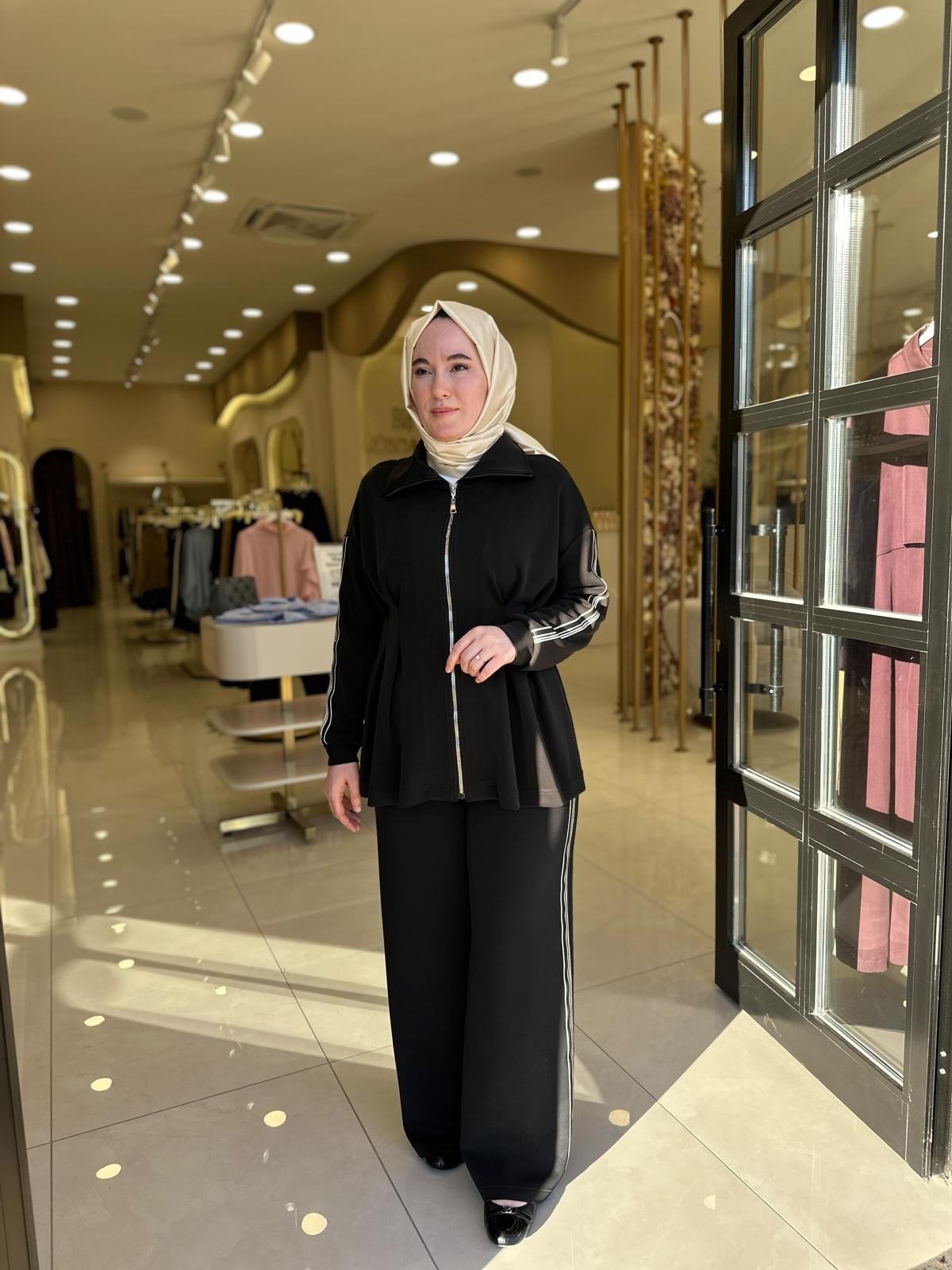 27K1075 Nuss Pantolonlu Takım
