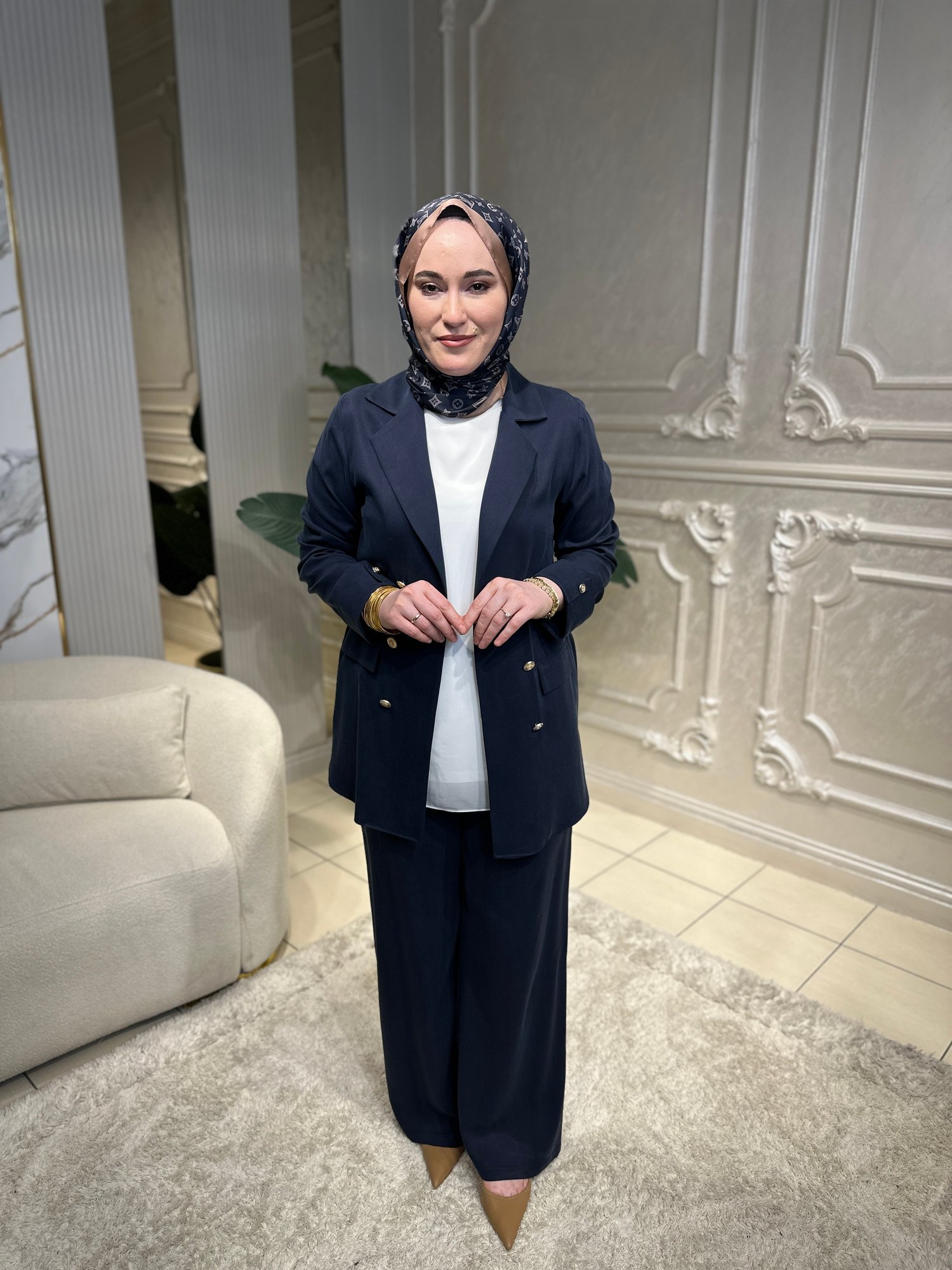 4315 Tencel Pantolon Takım
