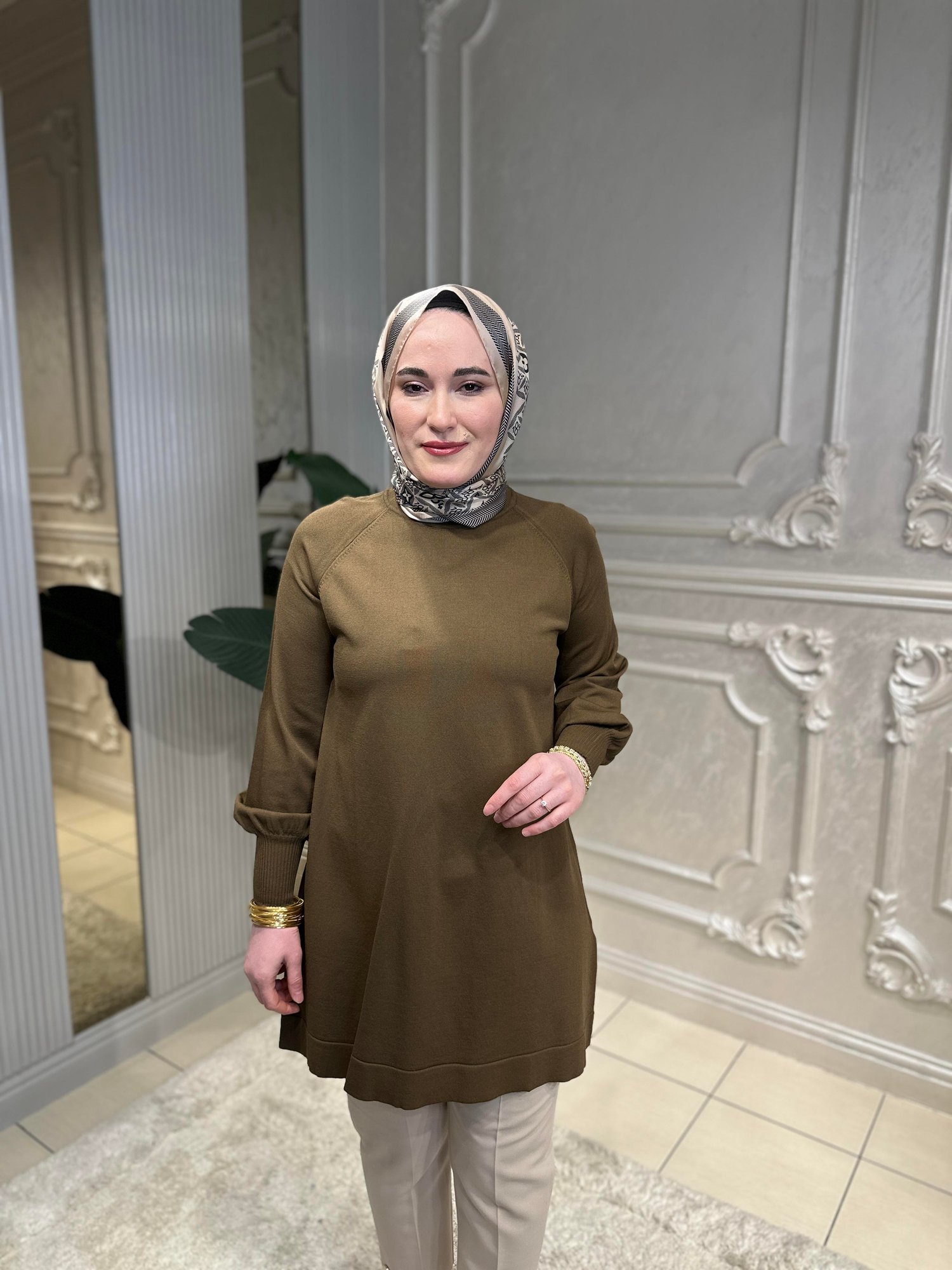 500 Nuss Tunik