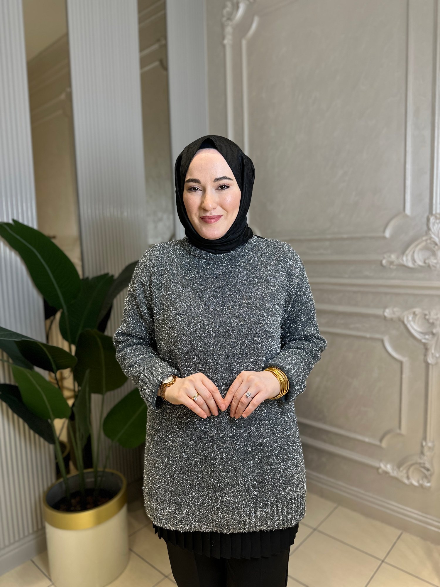 51114 Simli Triko Kazak