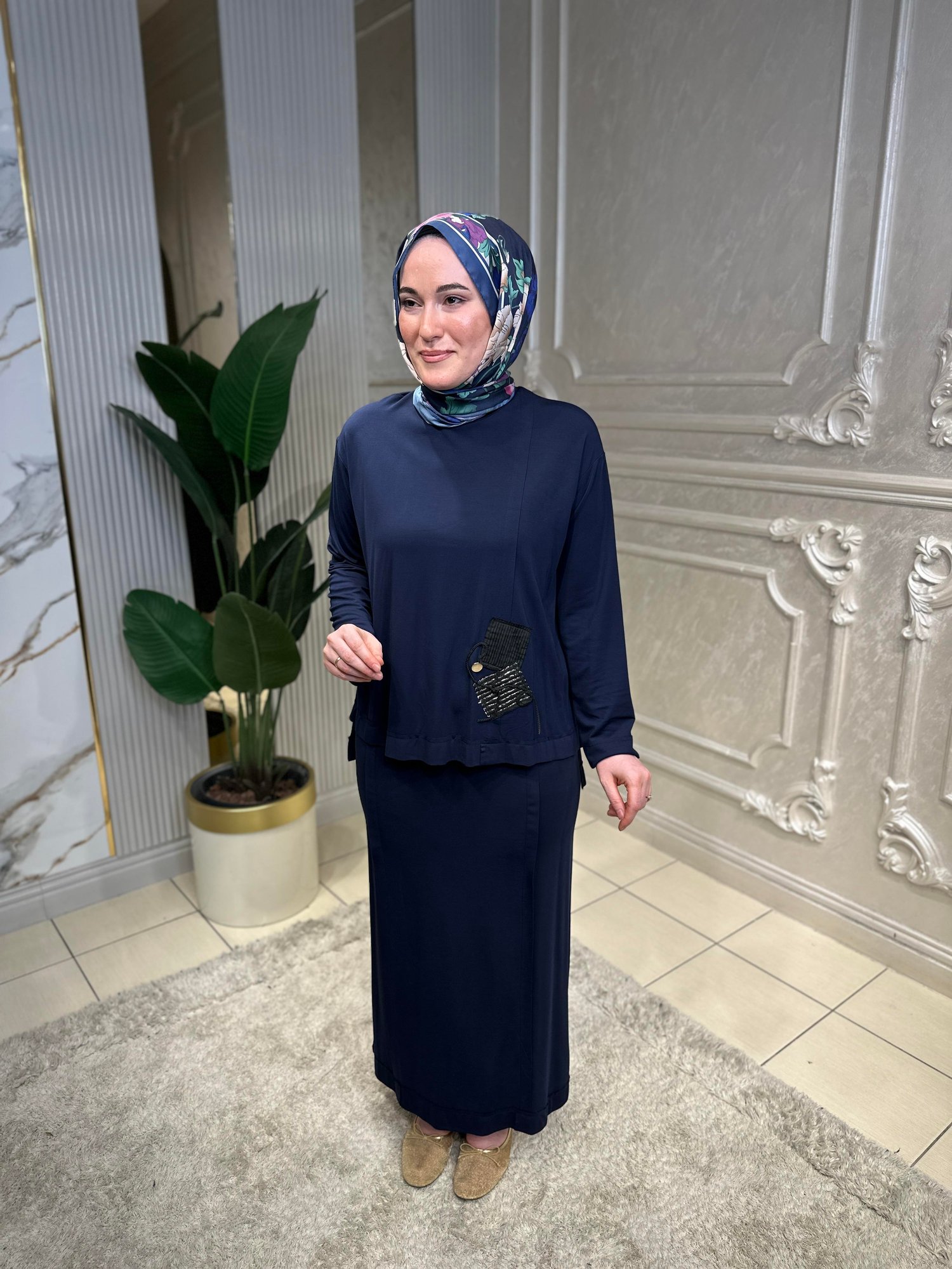 5984 Bambu Etekli Takım