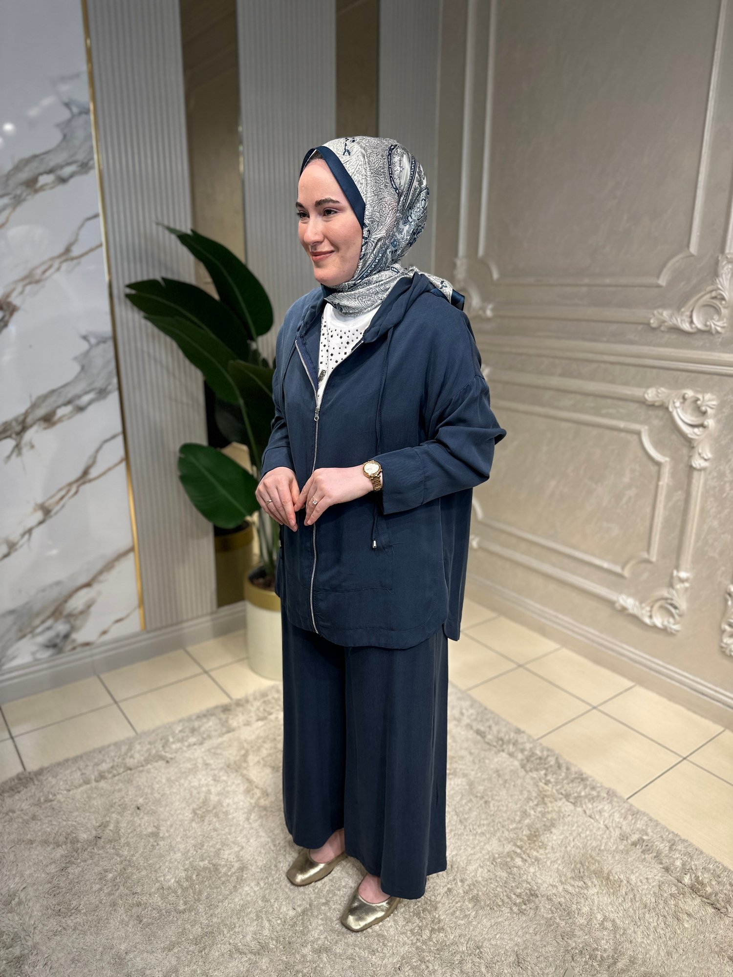 601 Tencel Pantolon Takım